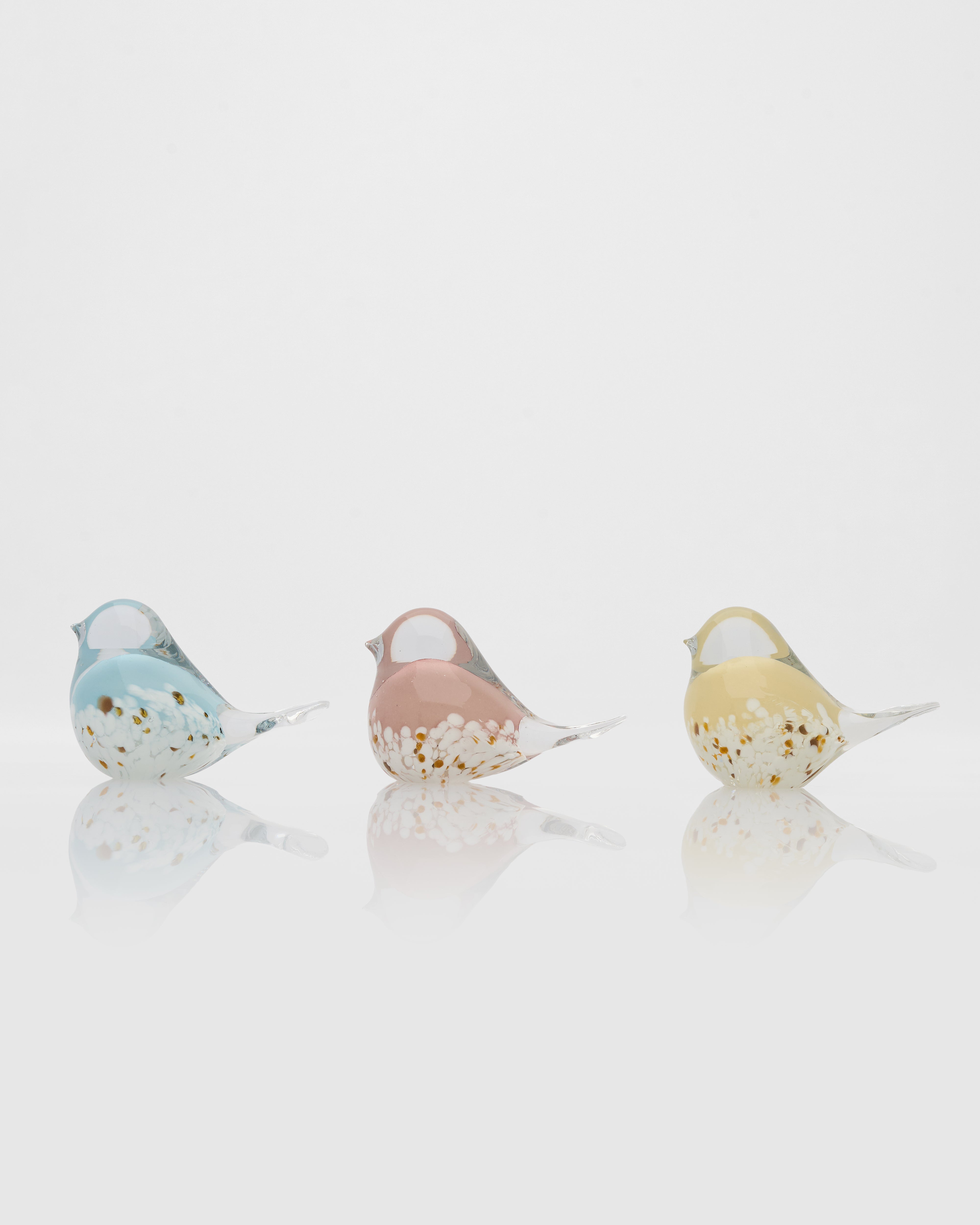 Triplets Birds Decor