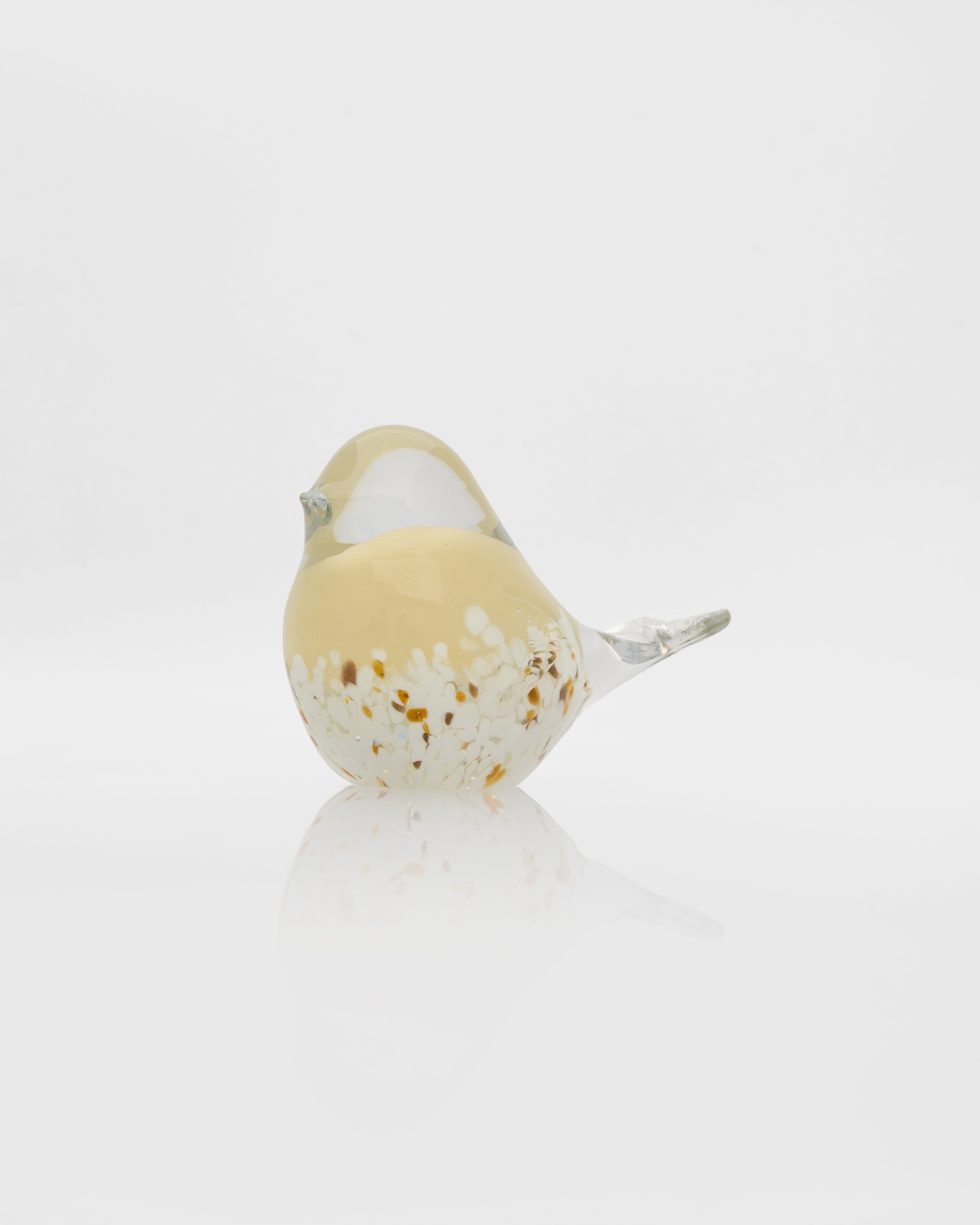 Triplets birds decor luxury home accent featuring three elegant bird sculptures in glass and resin