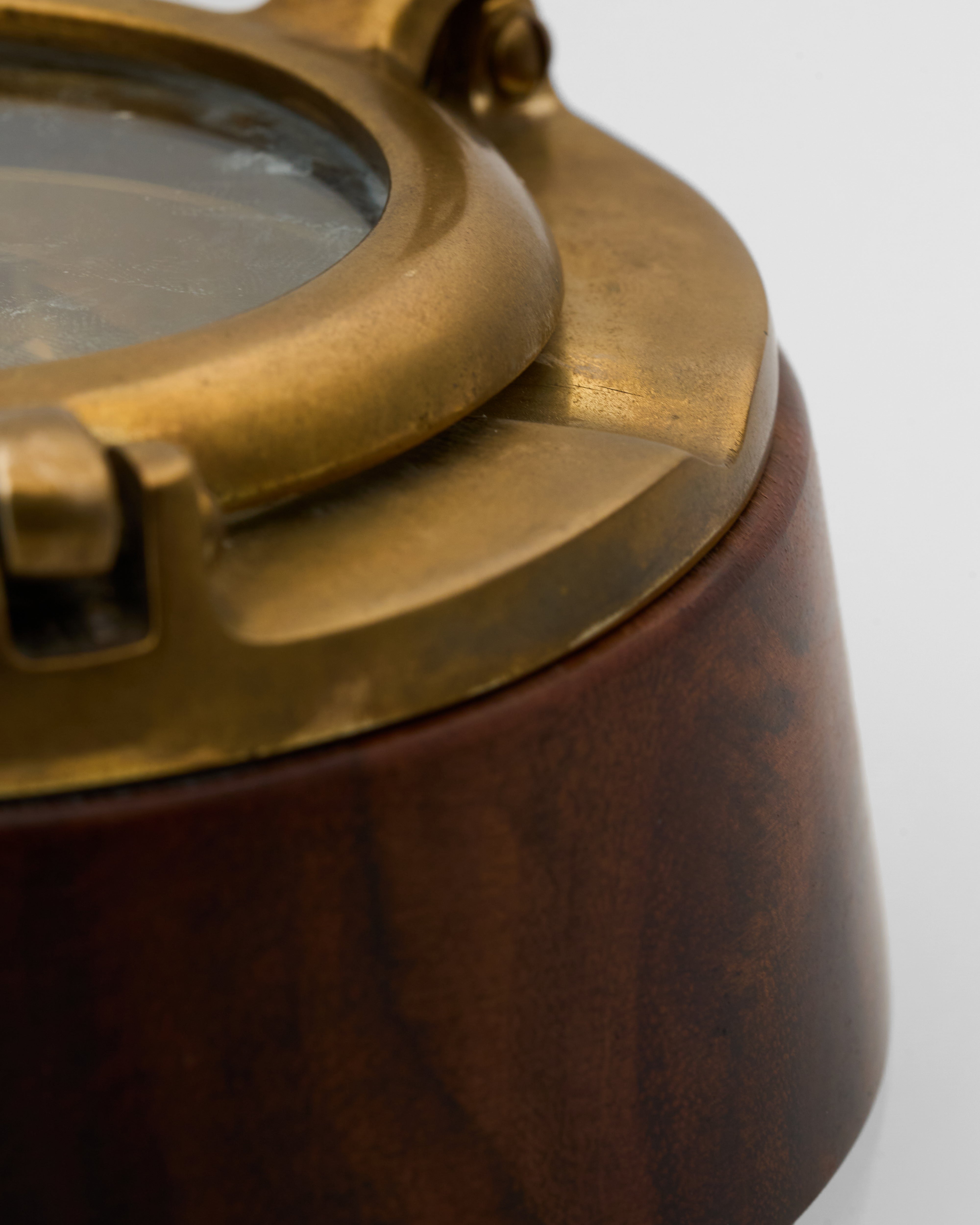 Detailed view of vintage ashtray unique piece emphasizing intricate details and luxury character