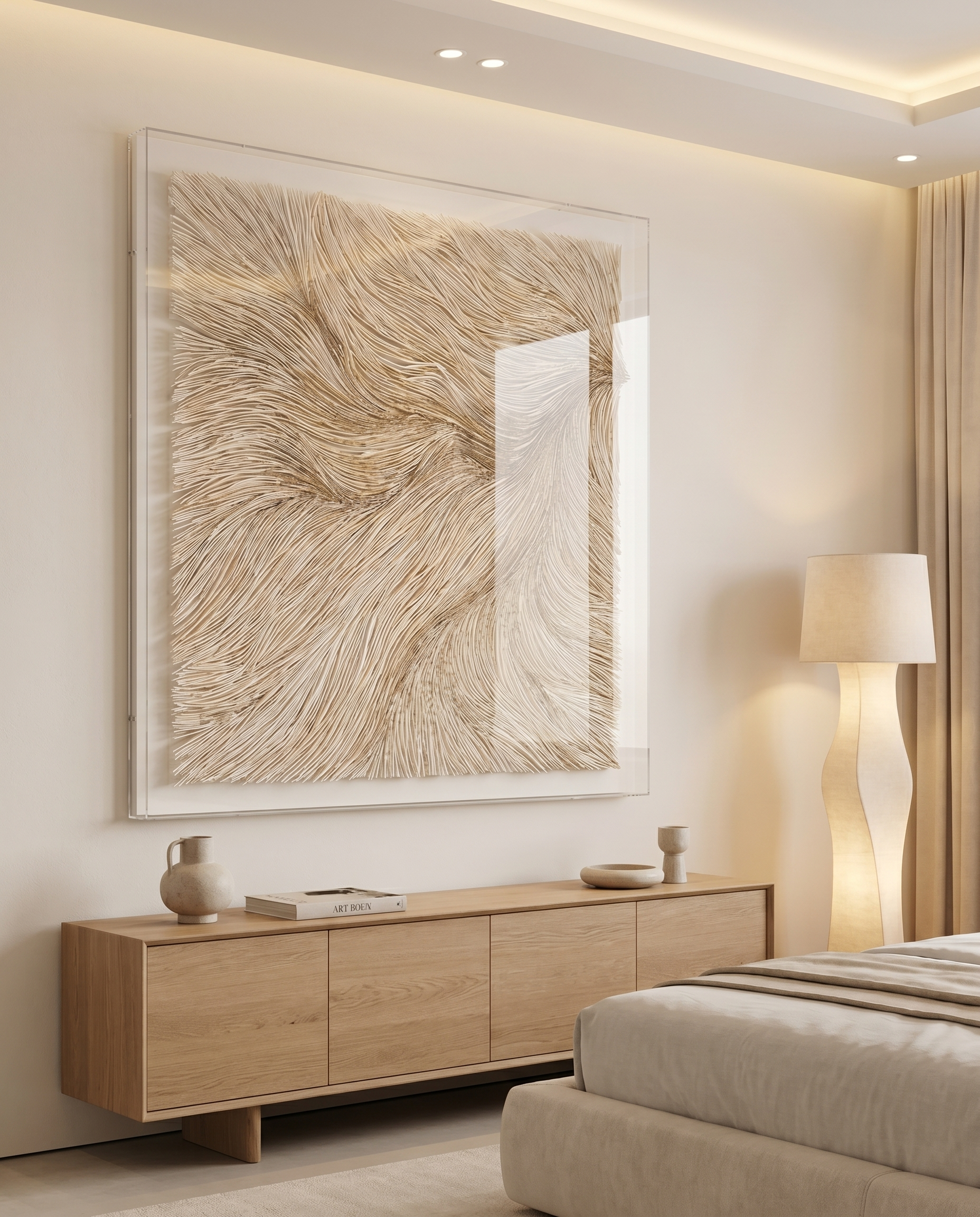 Whispering Waves - Luxury Modern Wallart