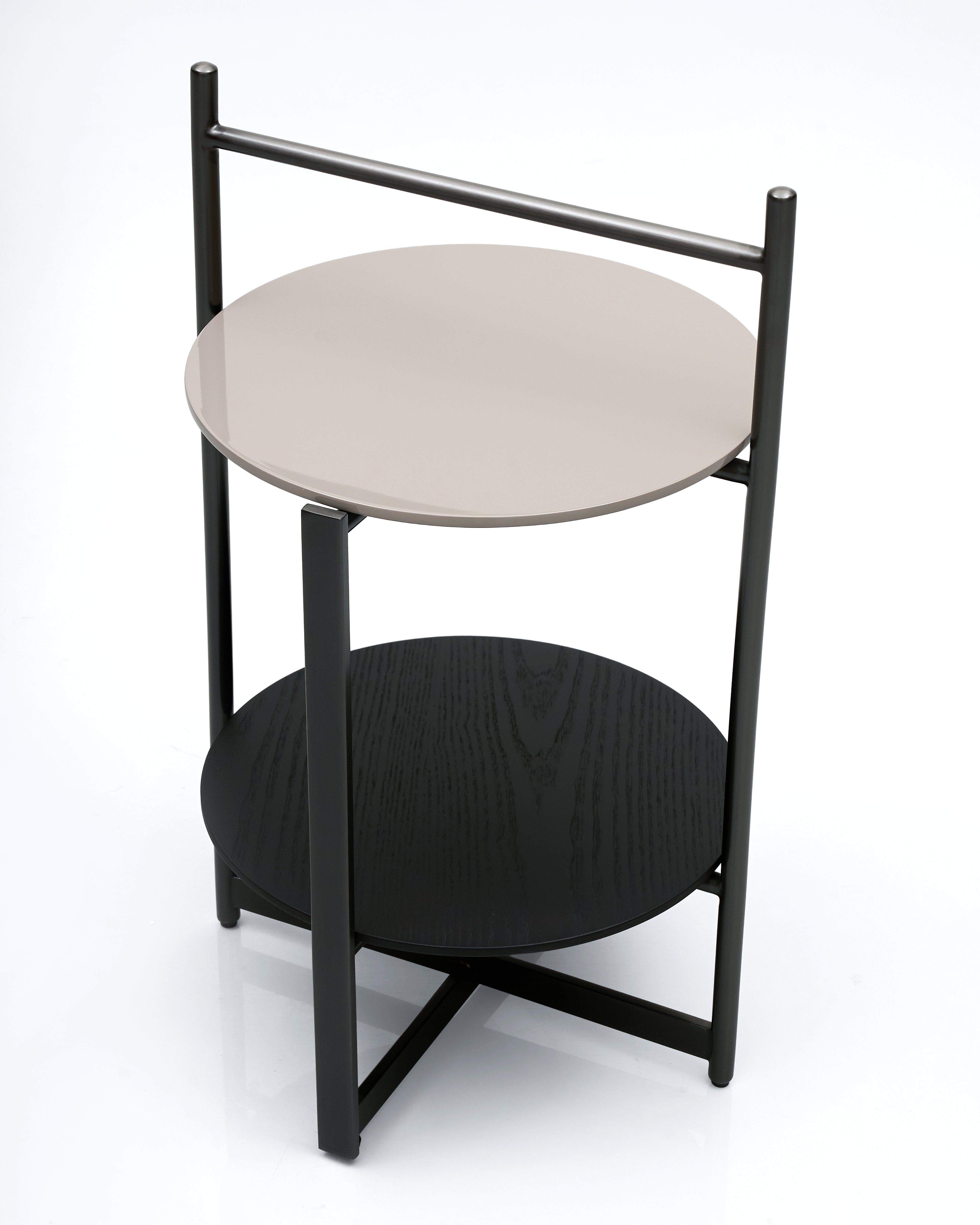 Zio Layer Side Table - Neutral Greige