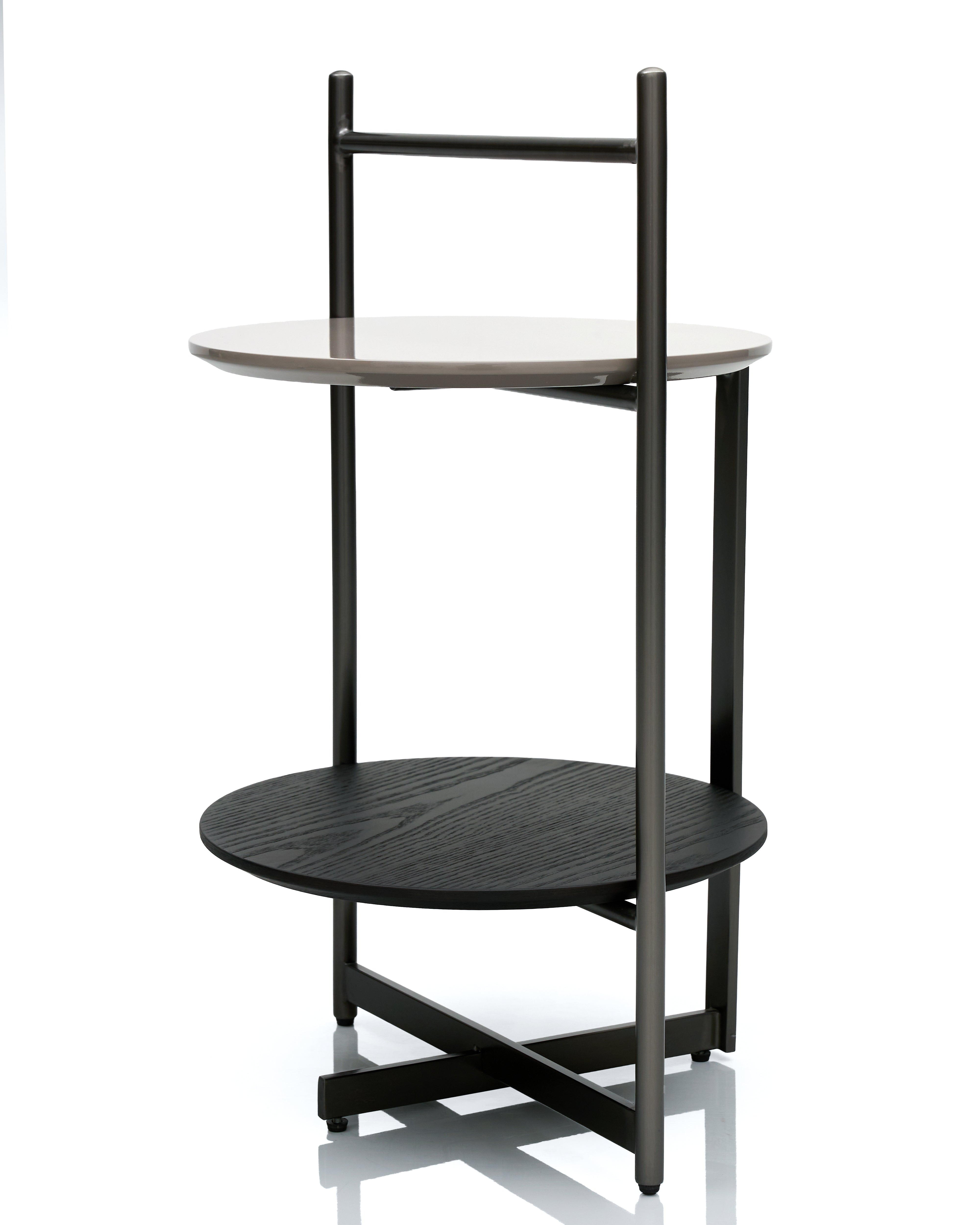 Zio Layer Side Table - Neutral Greige