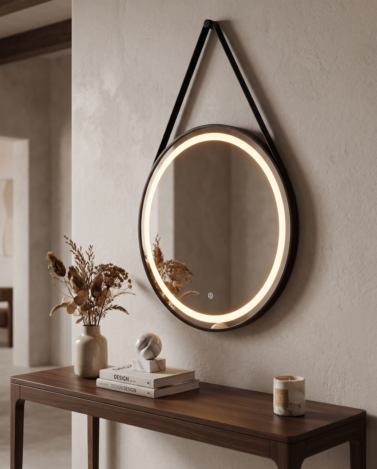 Adnet Lux Luxury Handing Mirror