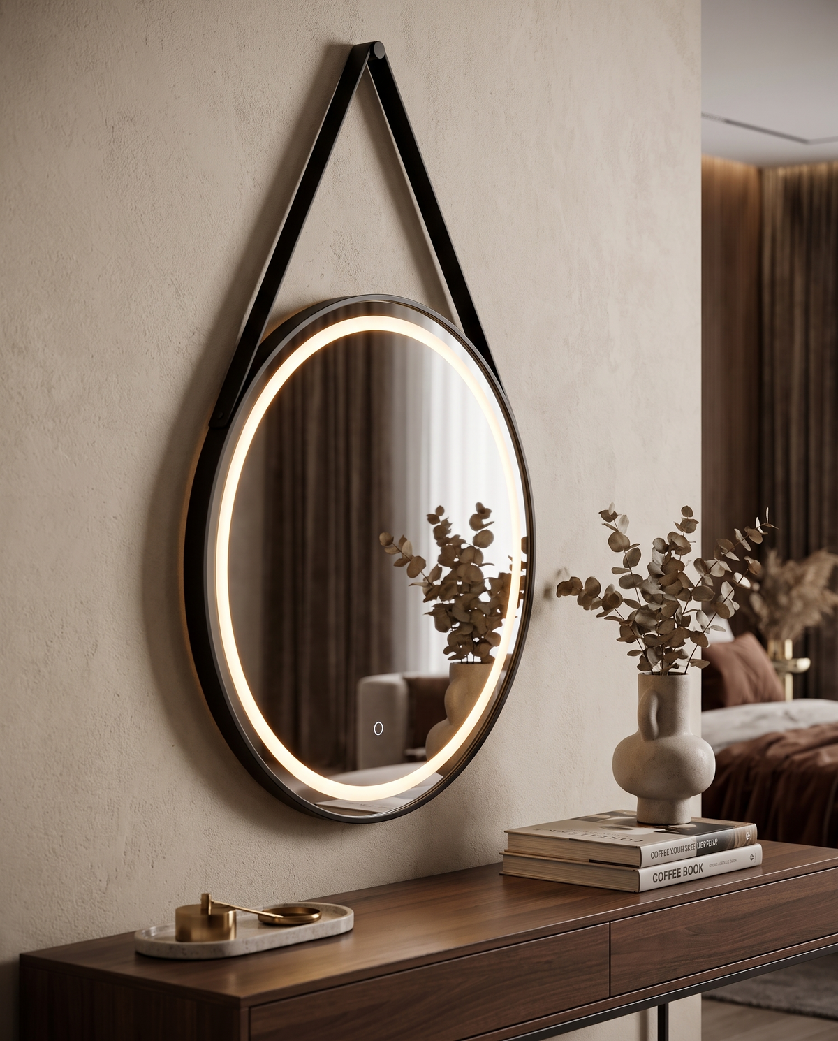 Adnet Lux Luxury Handing Mirror