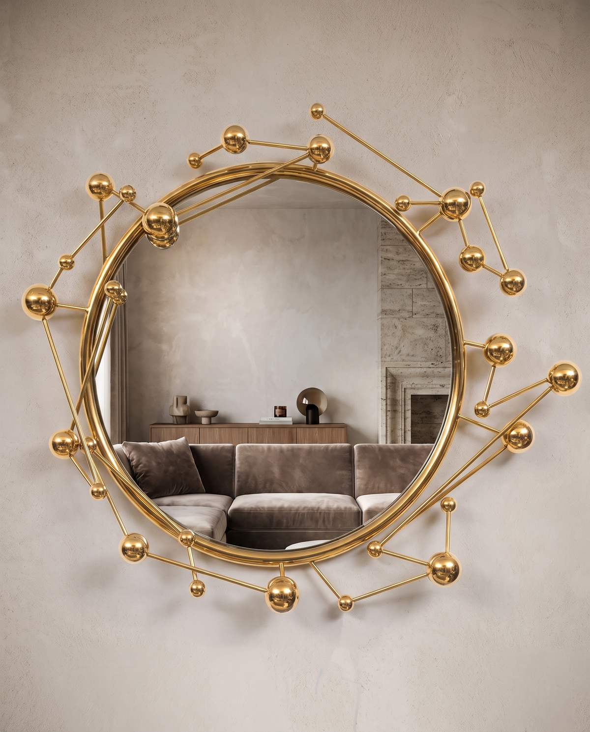 Atomo Flux Contemporary Luxury Mirror