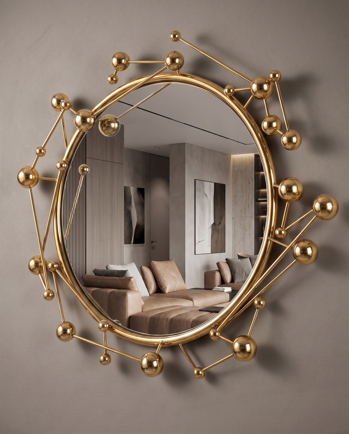 Atomo Flux Contemporary Luxury Mirror