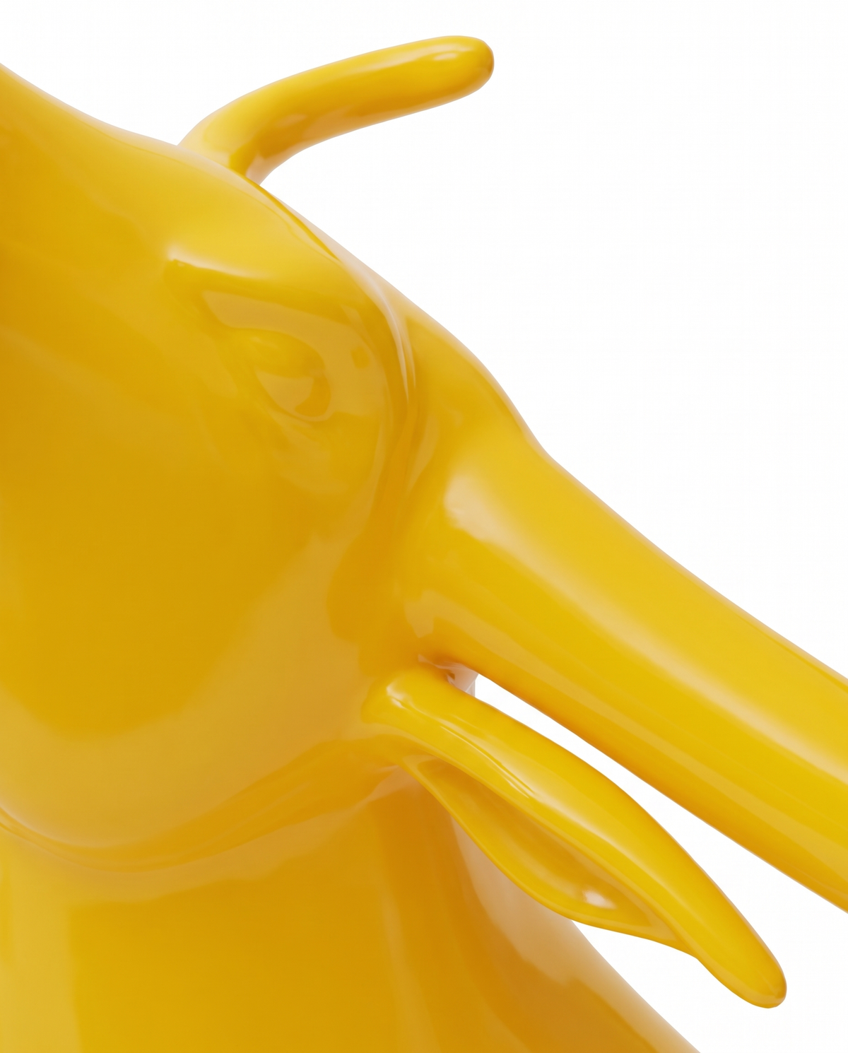Aurelian Bull Large Sculpture - Yellow