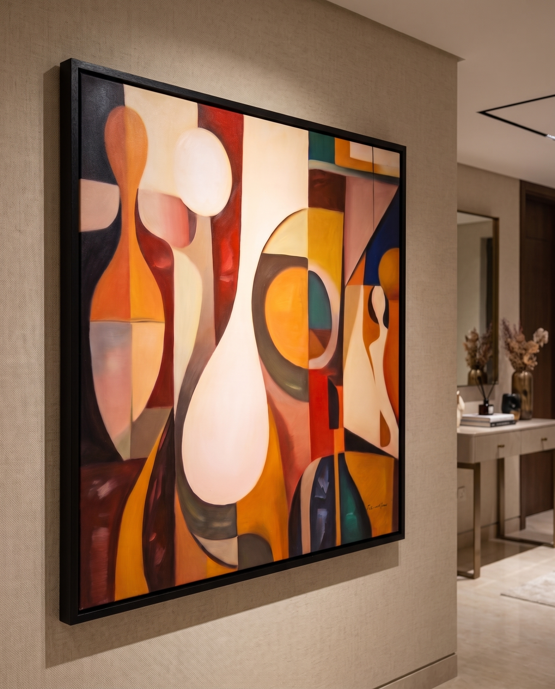 Autumnal Contours - Luxury Modern Wallart