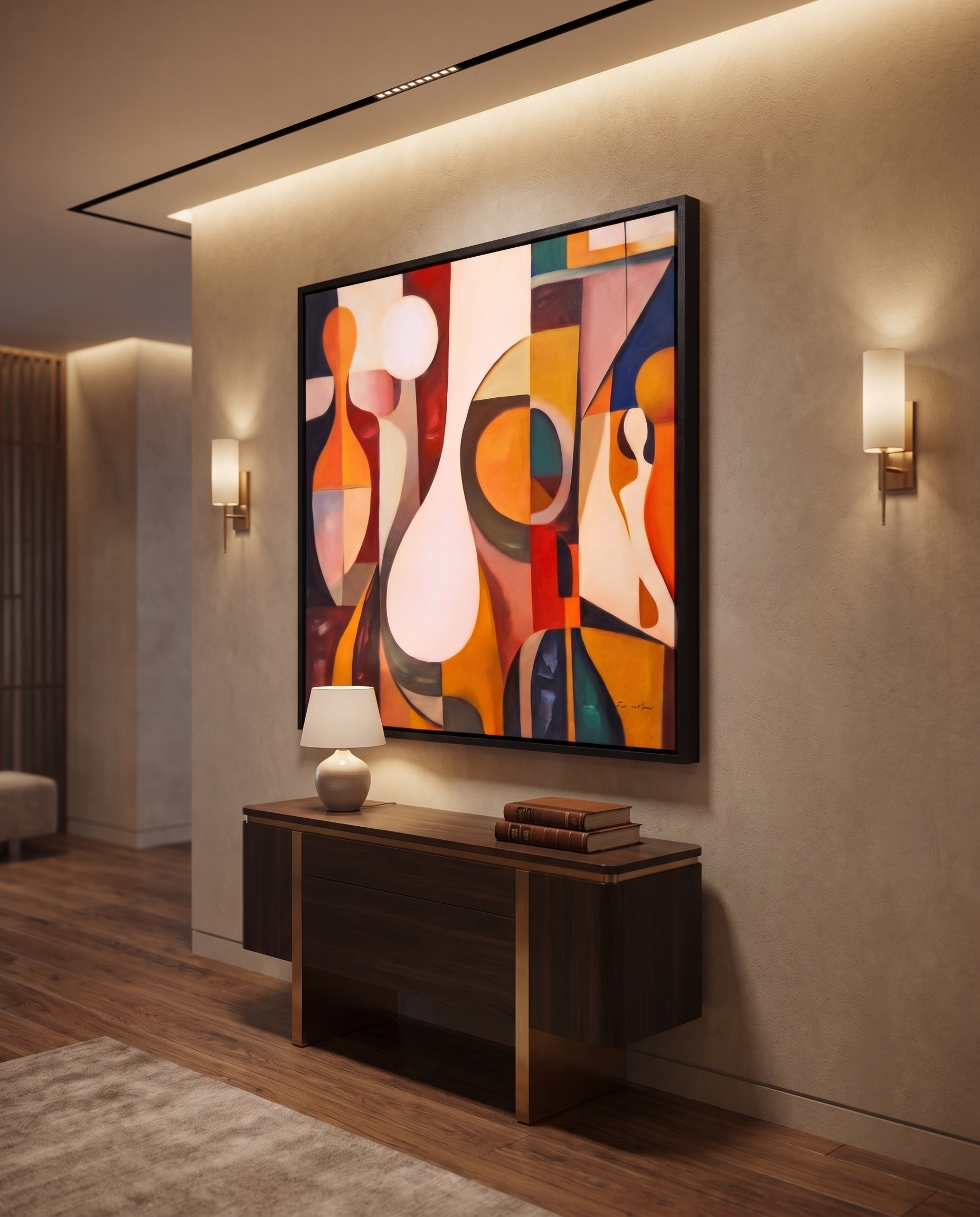 Autumnal Contours - Luxury Modern Wallart