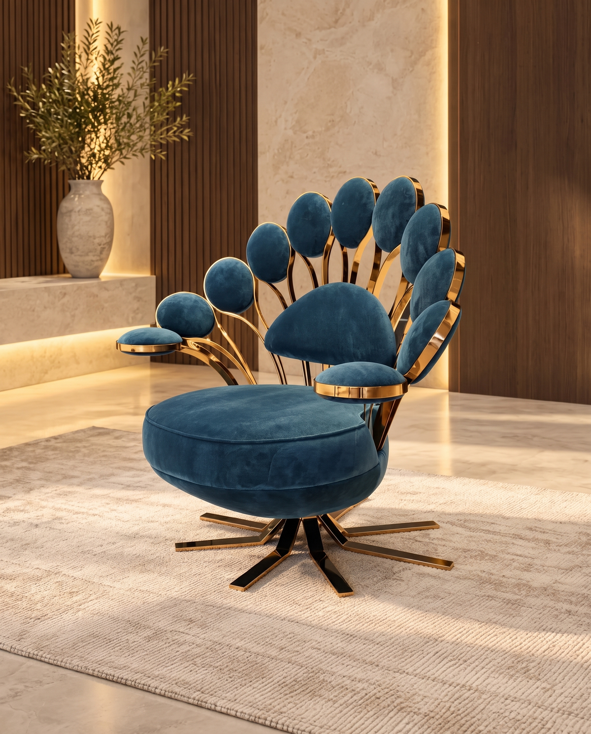 Azure Kwenie Armchair
