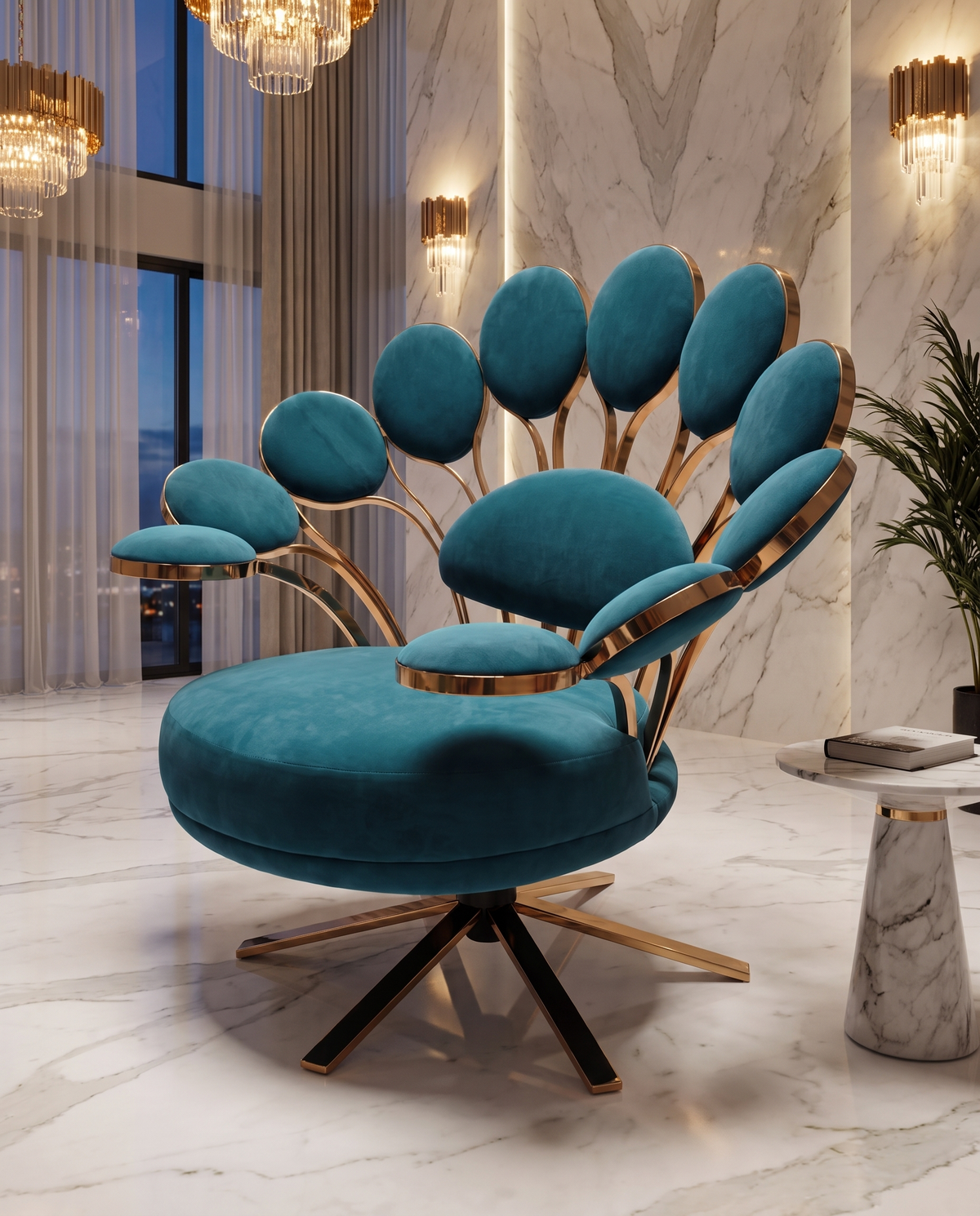 Azure Kwenie Armchair
