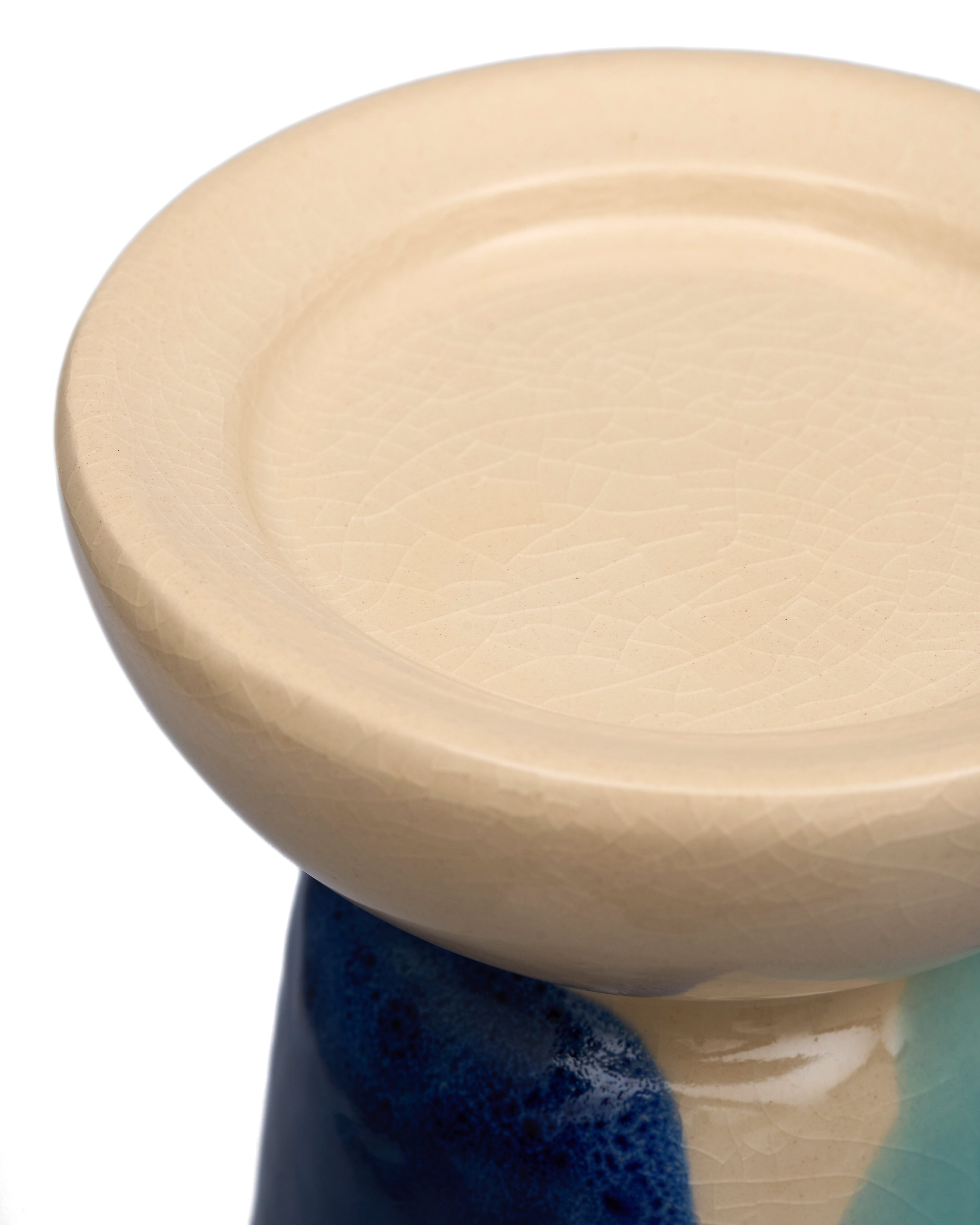 Bisque & Glaze Candle Holders