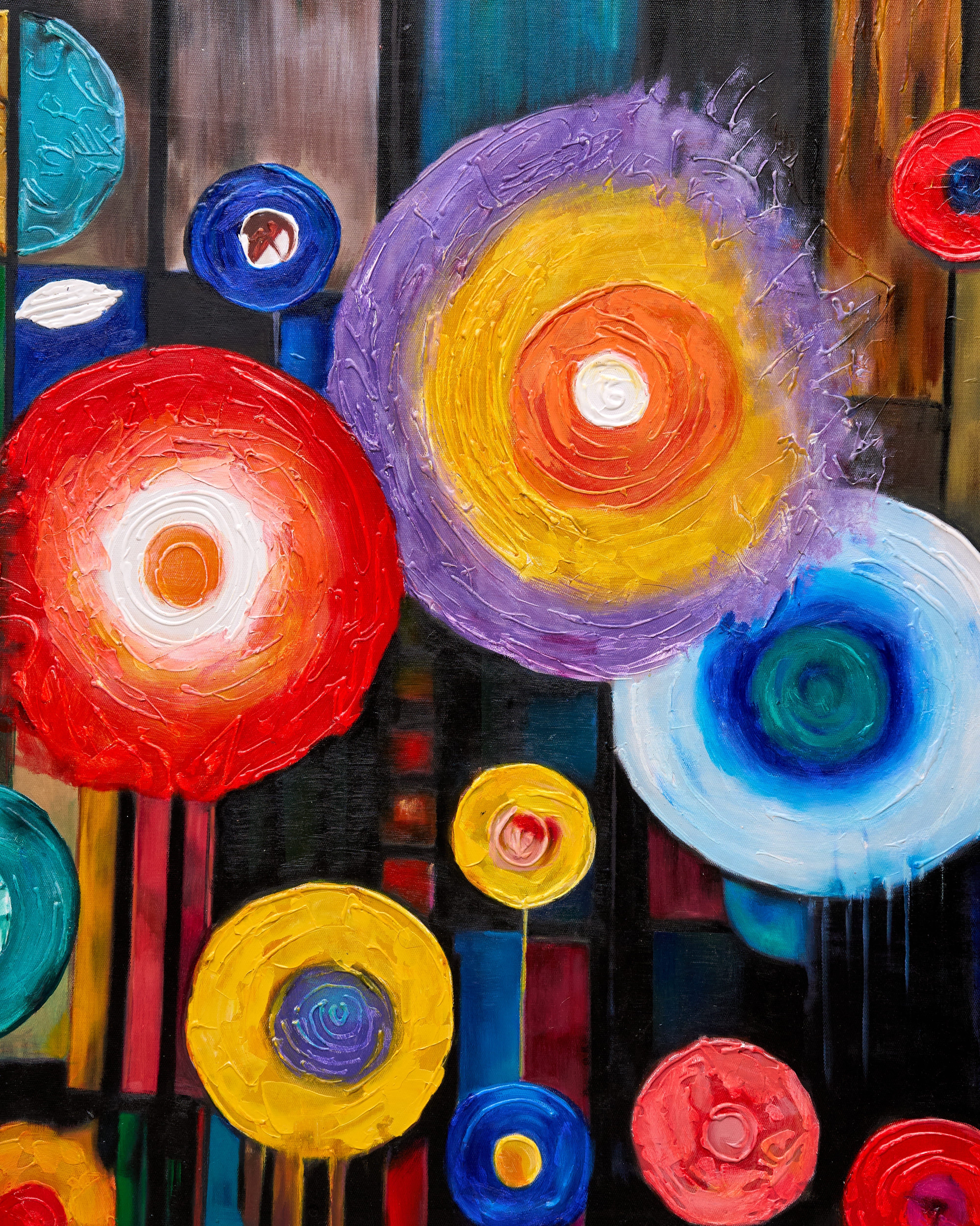 Blooms in the Abyss - Modern Luxury Wallart