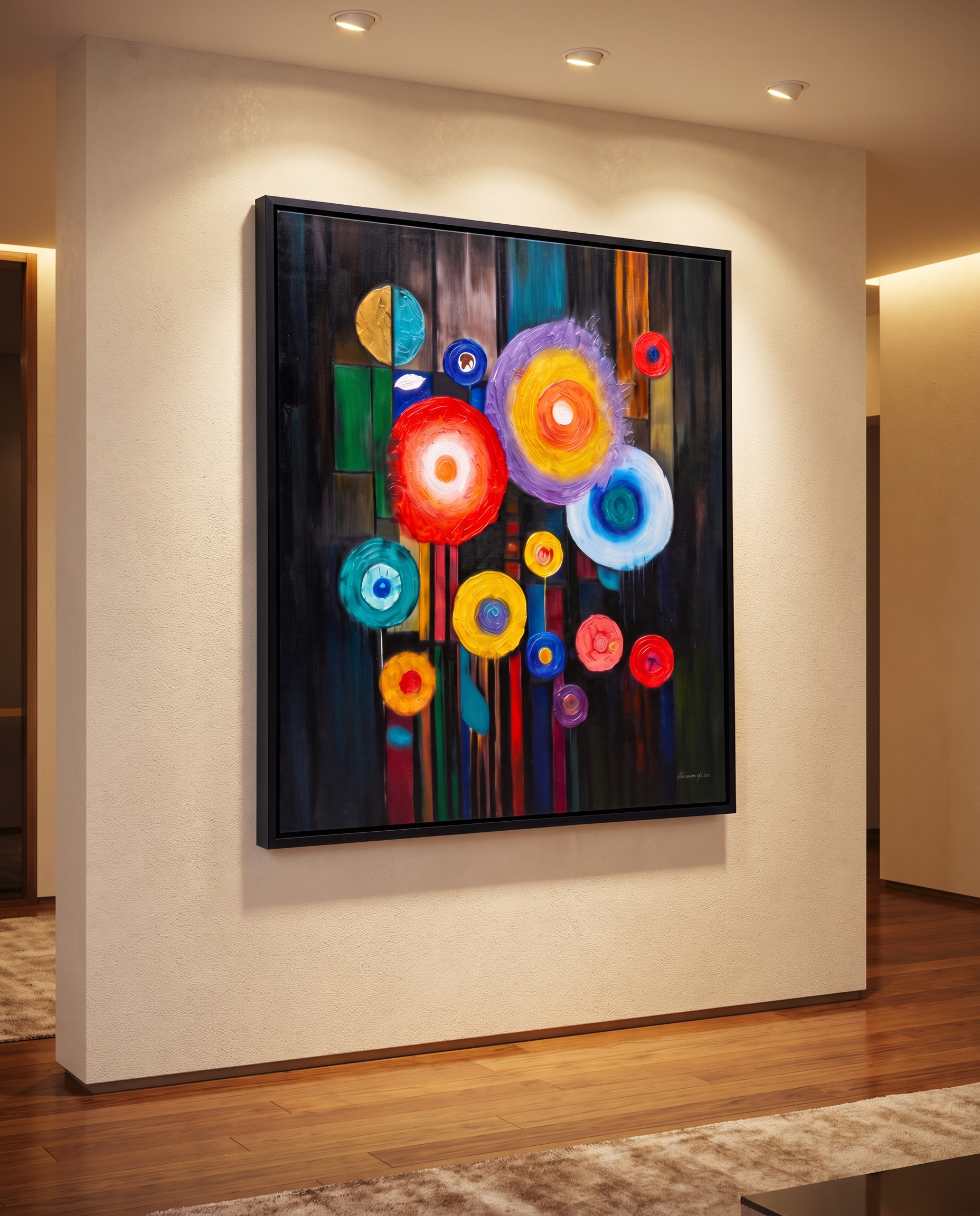 Blooms in the Abyss - Modern Luxury Wallart