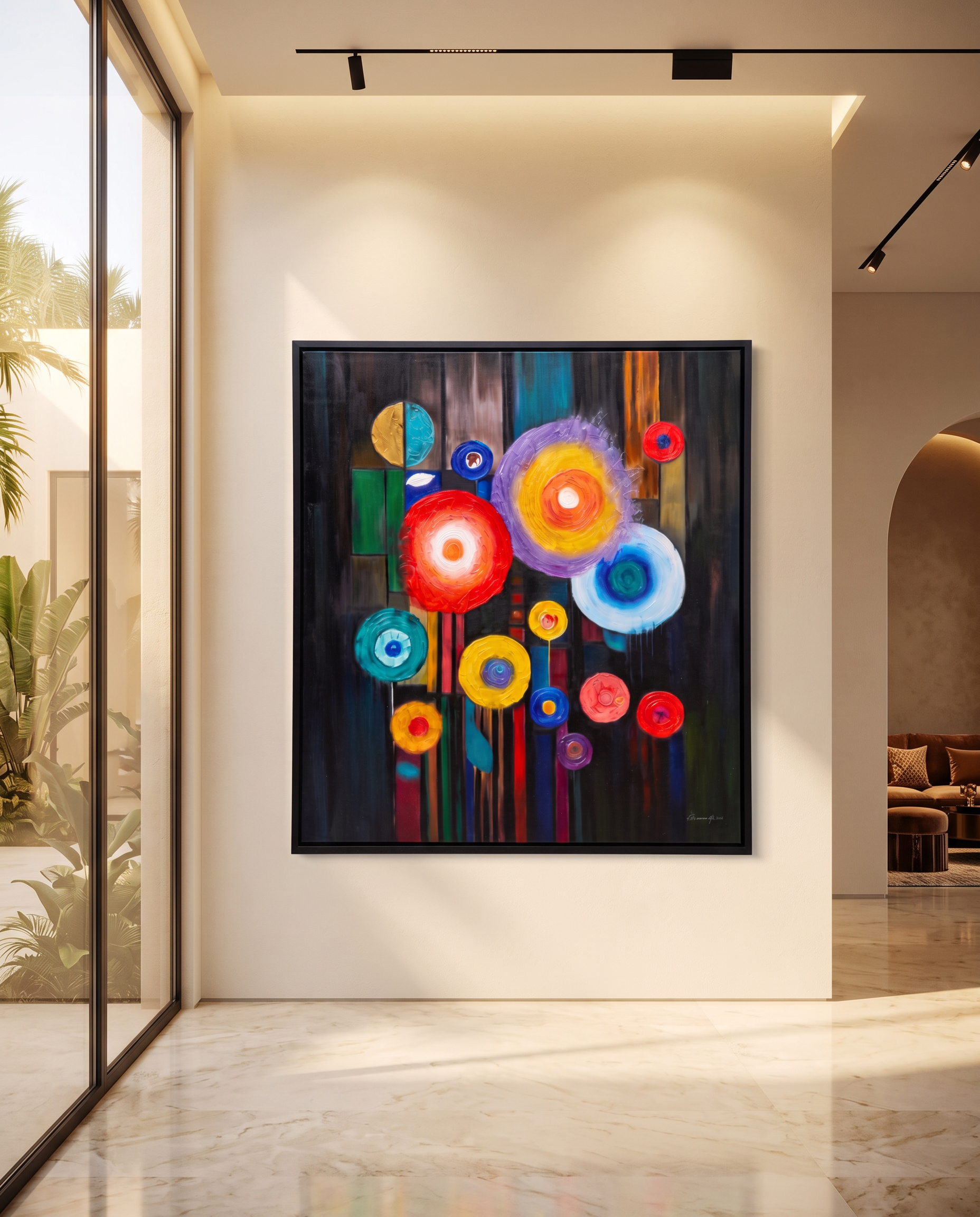 Blooms in the Abyss - Modern Luxury Wallart