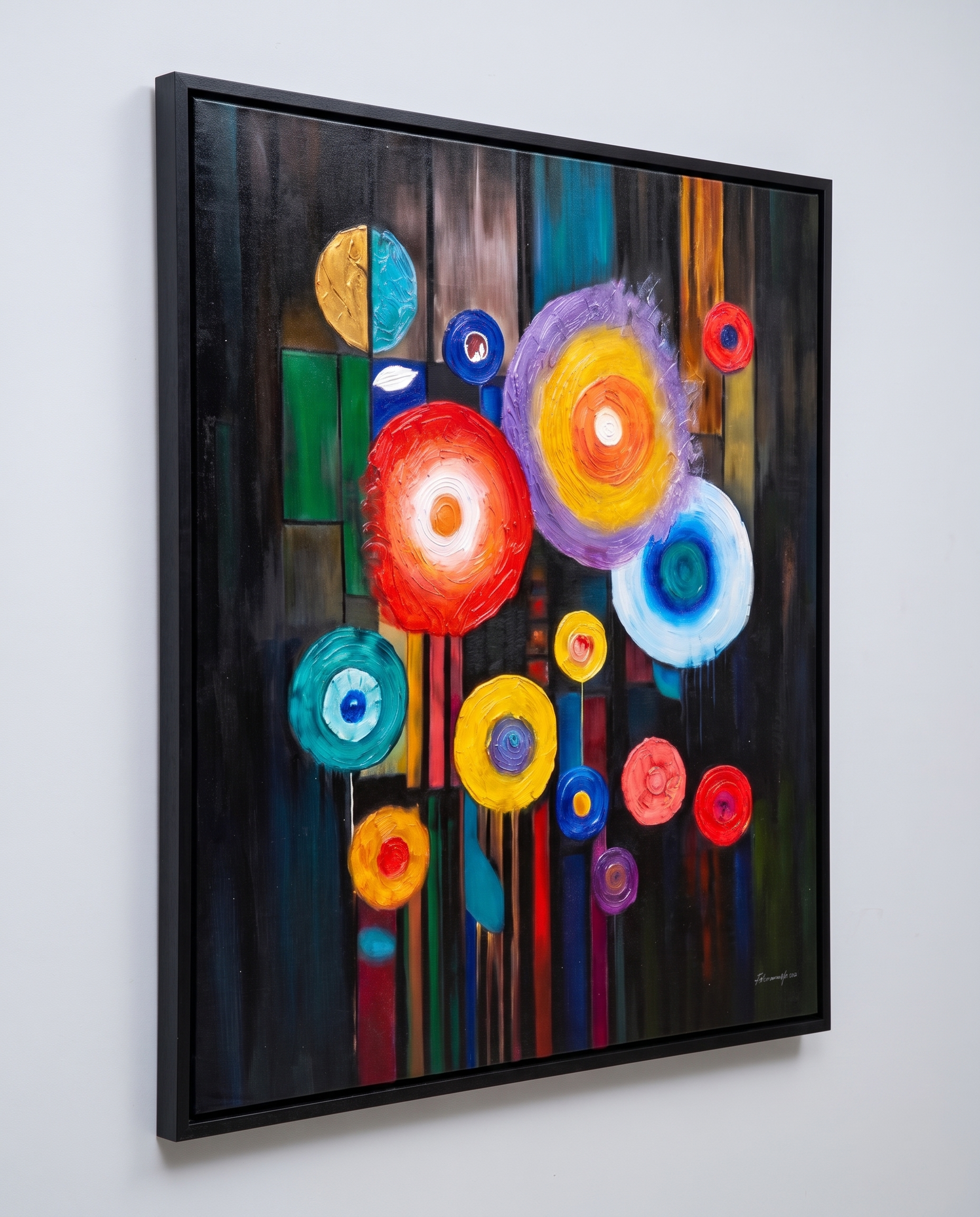 Blooms in the Abyss - Modern Luxury Wallart