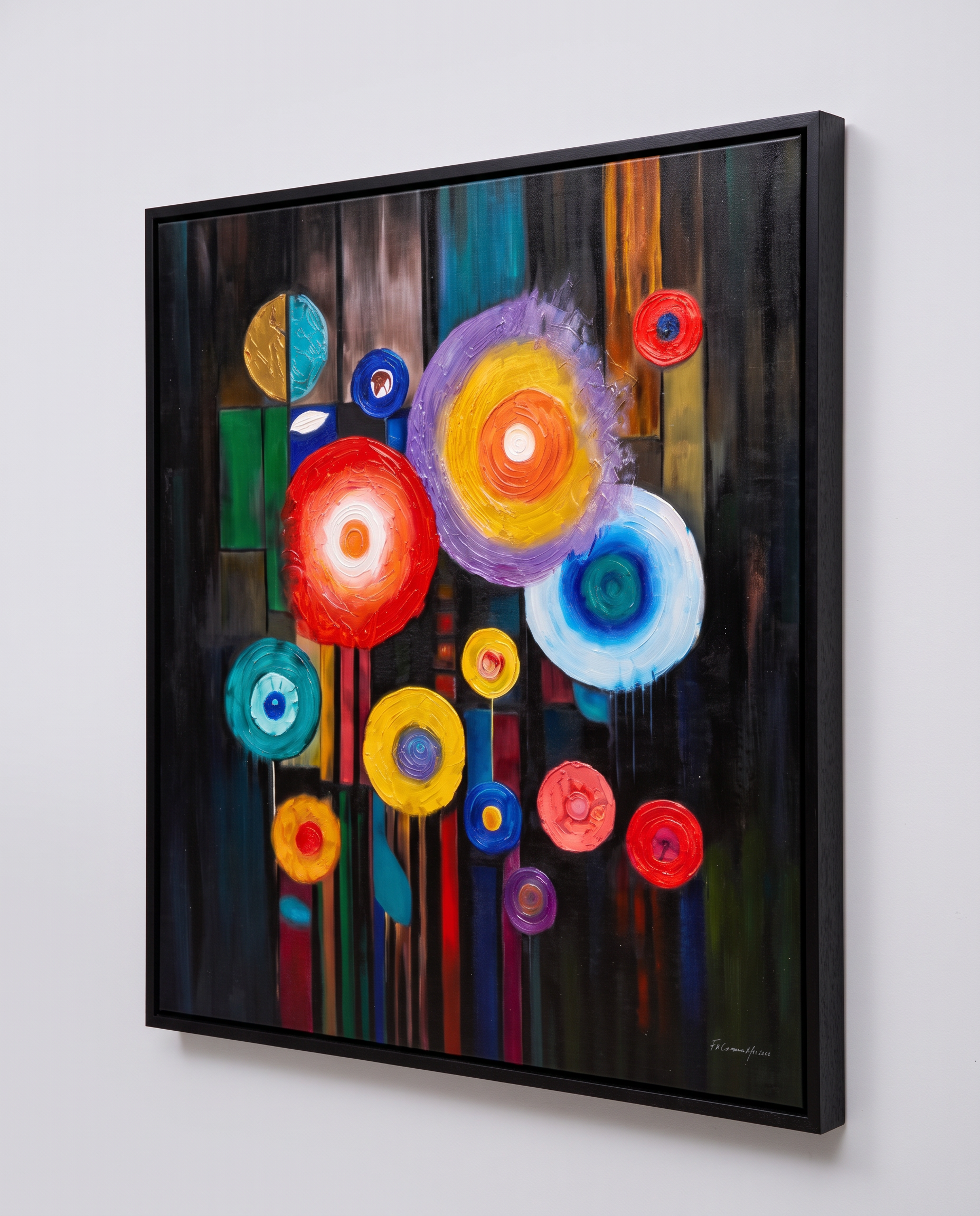 Blooms in the Abyss - Modern Luxury Wallart