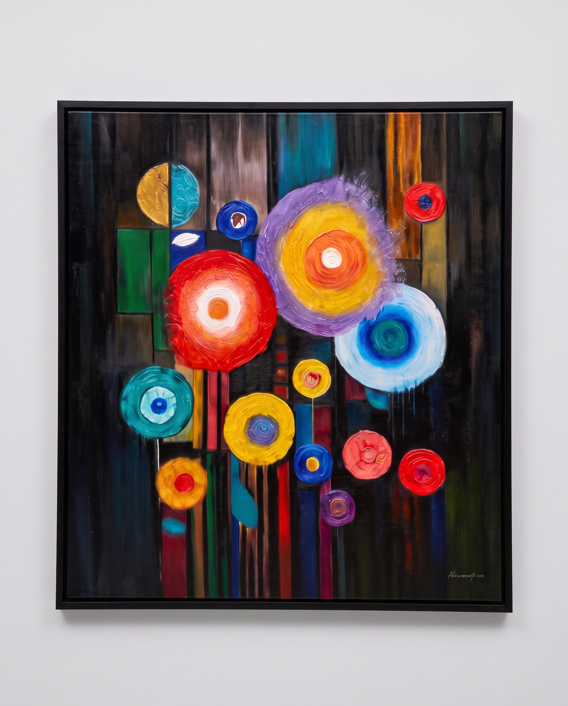 Blooms in the Abyss - Modern Luxury Wallart
