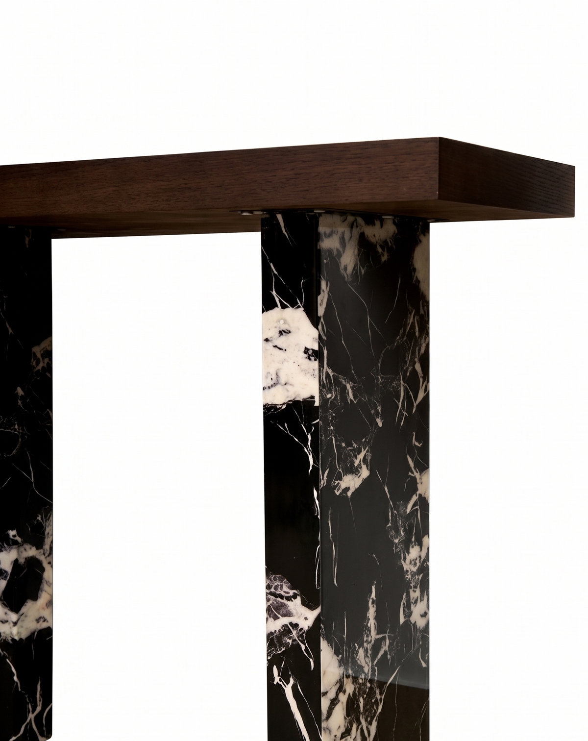 Breccia Noir Marble Console