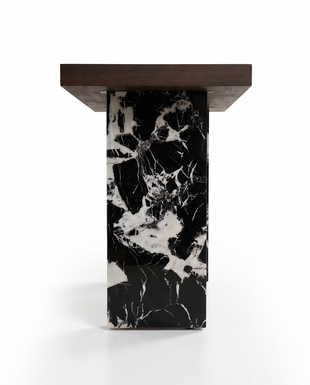 Breccia Noir Marble Console