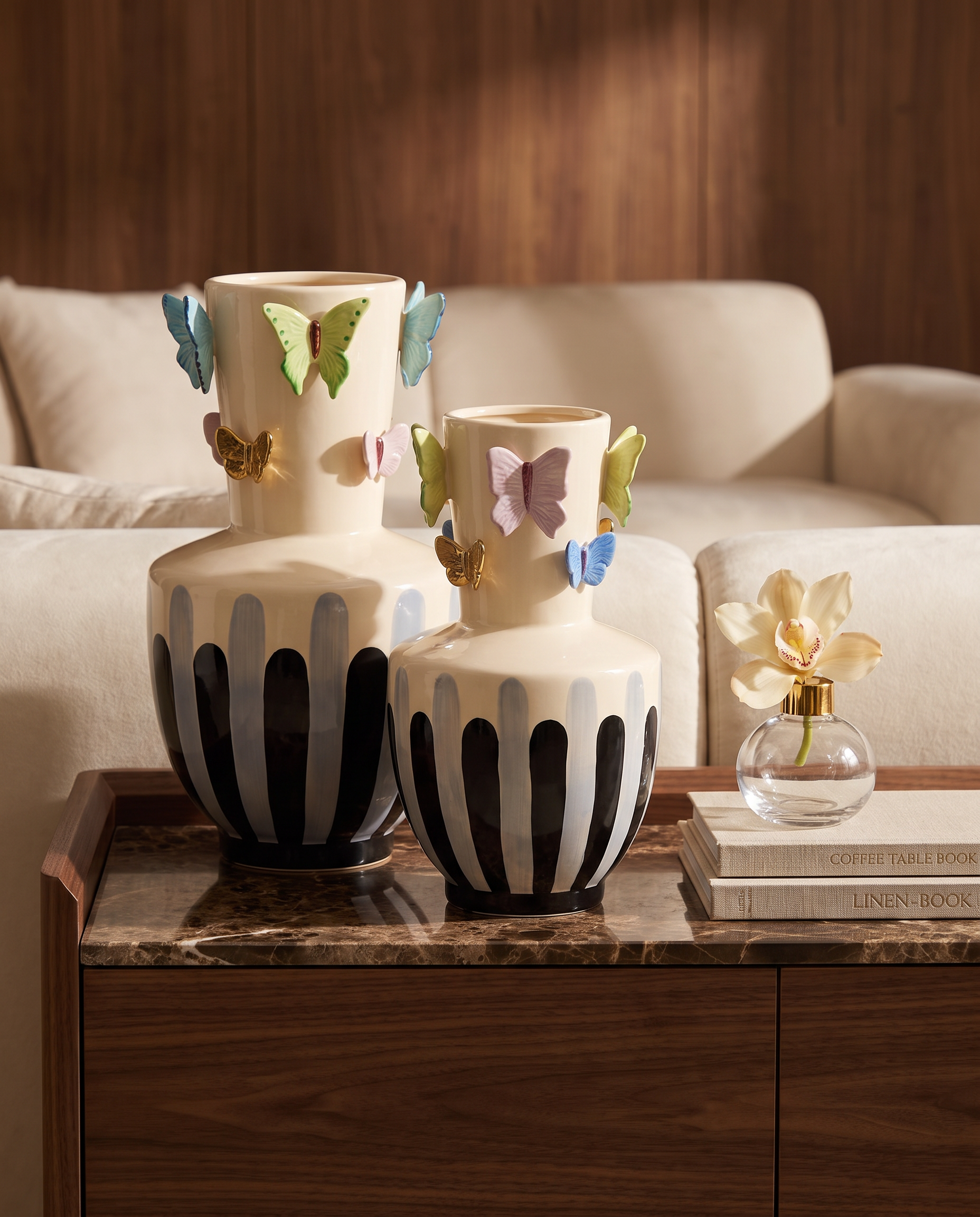 Butterfly Couture Vase Set