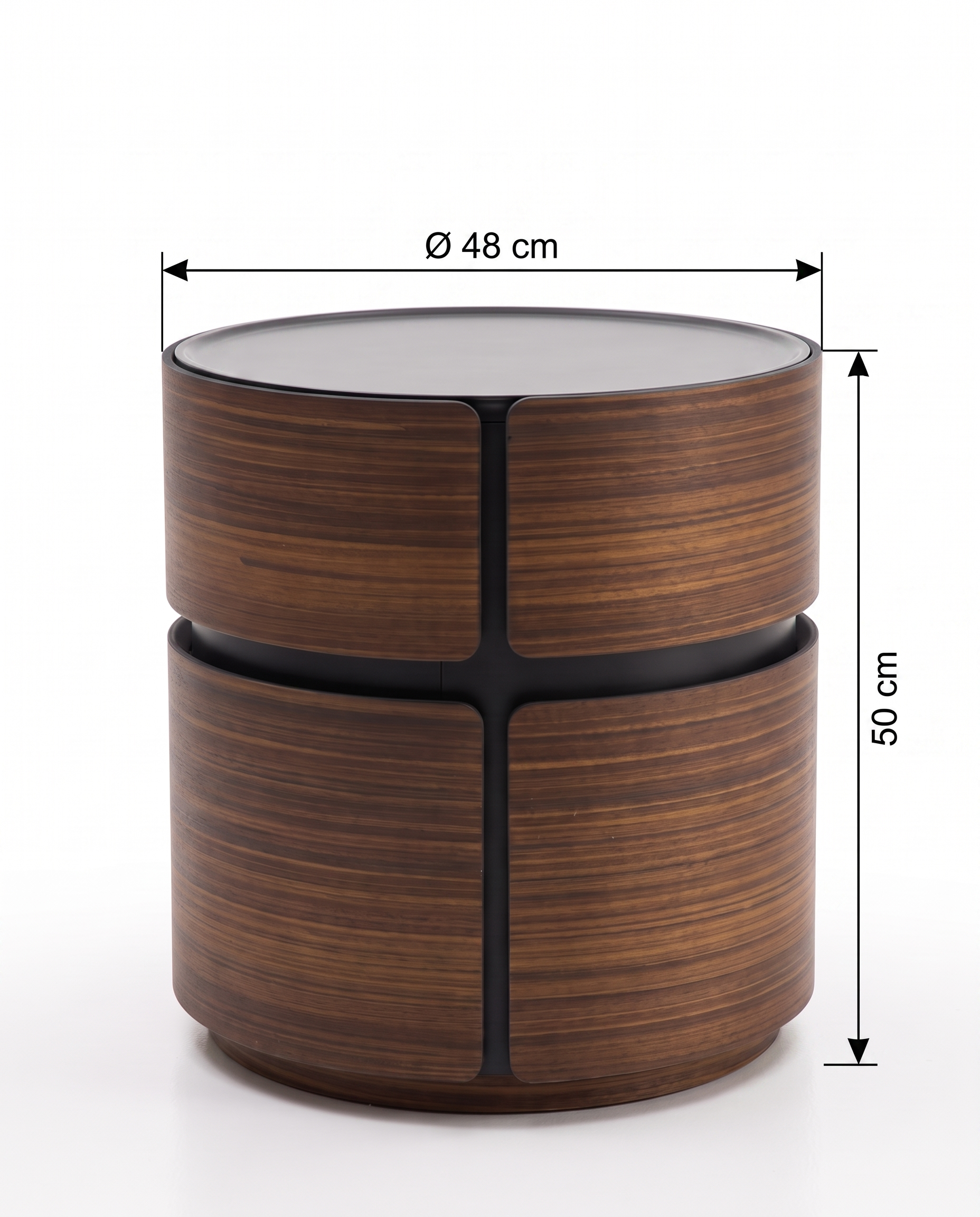 Canaletto Nightstand Bedside Table(Set of 2)