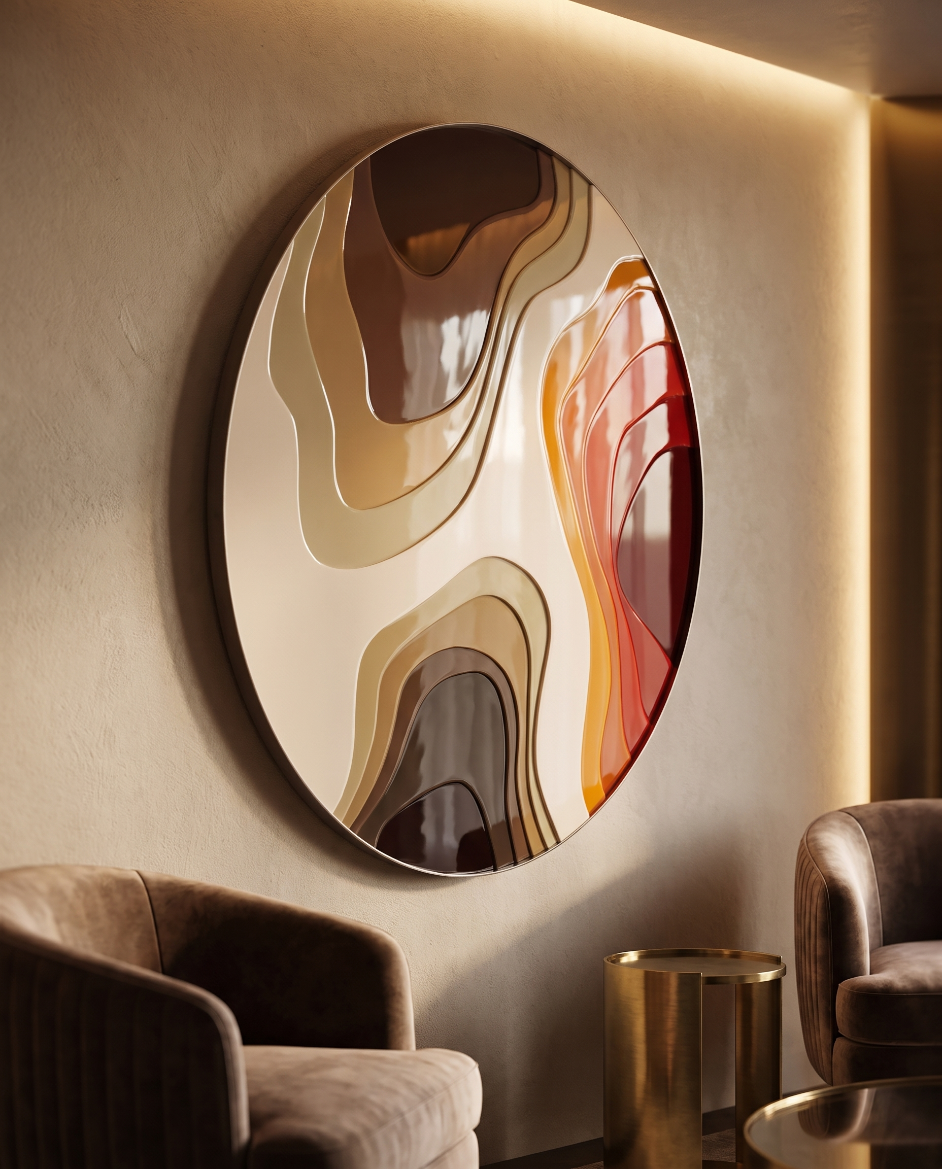 Canyon Core - Luxury Modern Wallart