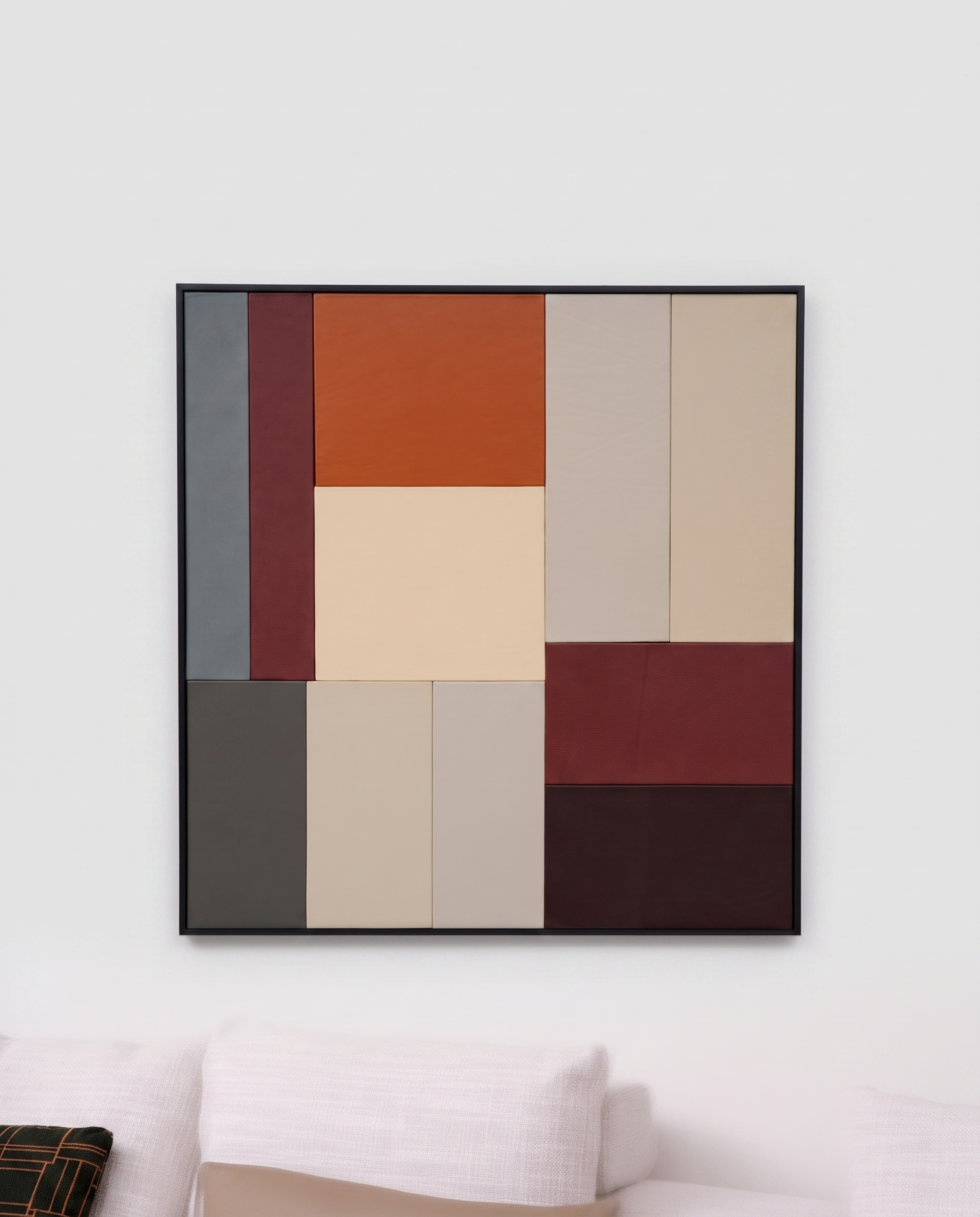 Clay & Canopy - Modern Leather Luxury Wallart