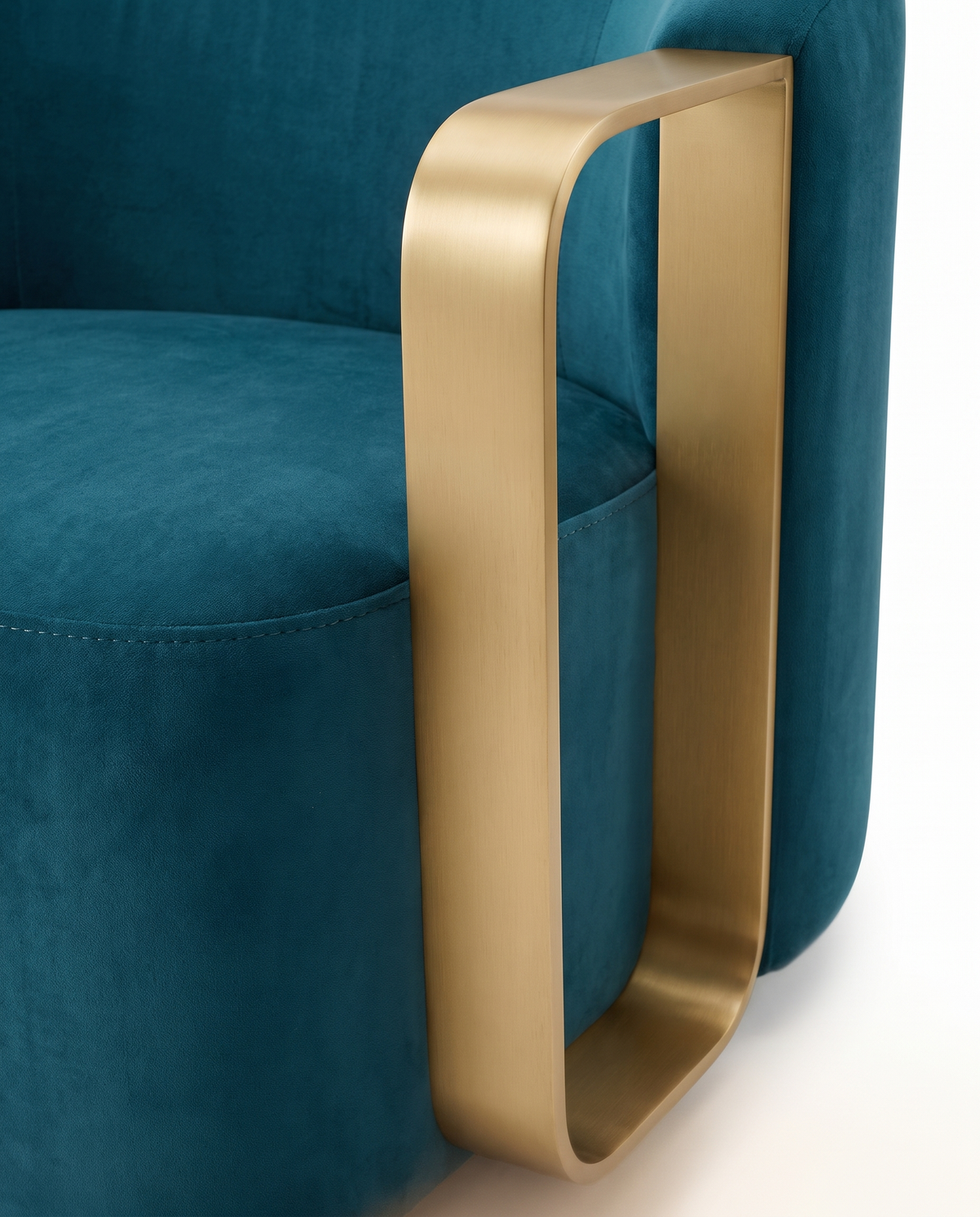 Cocoon Teal Armchair