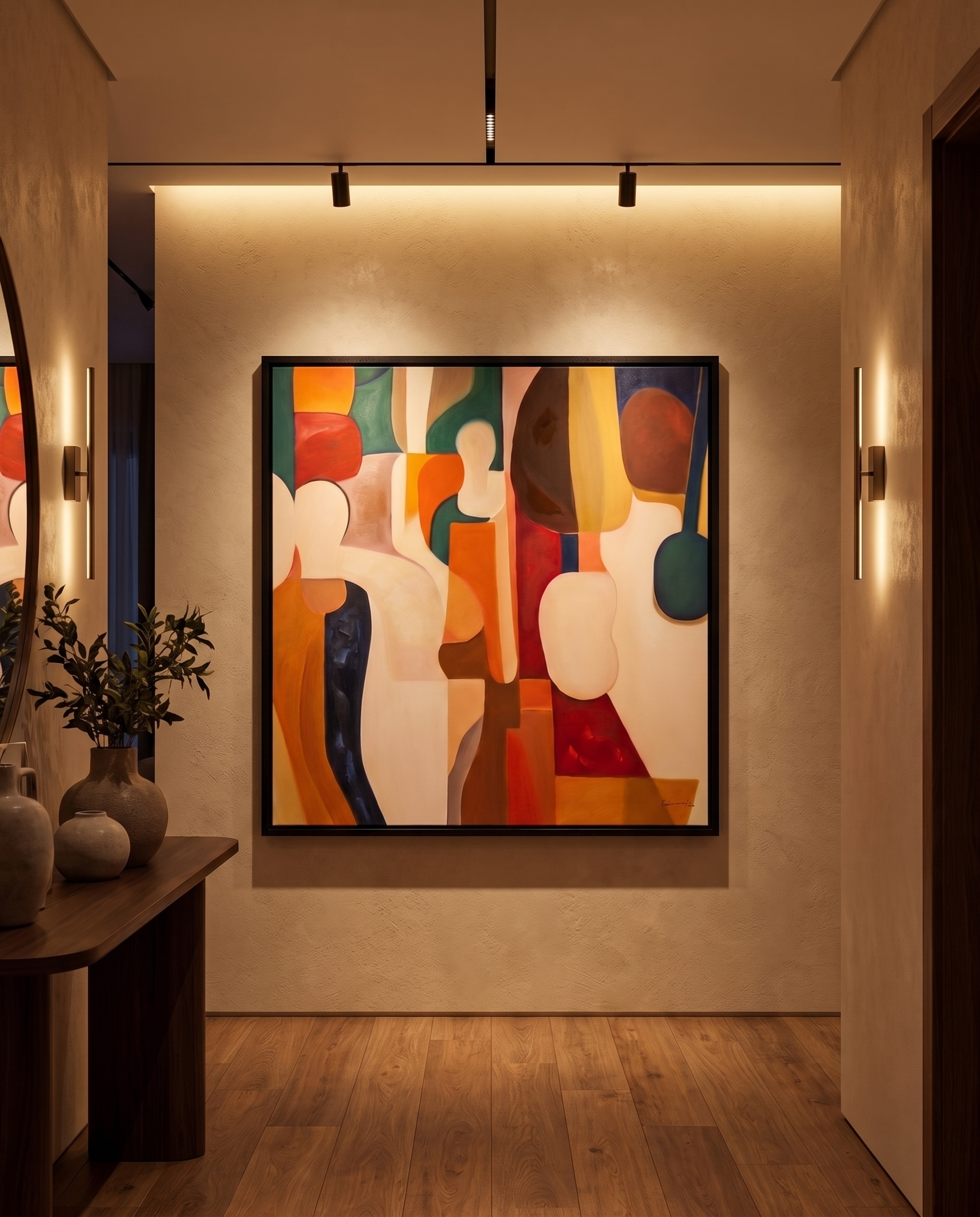 Contoured Perspectives - Luxury Modern Wallart