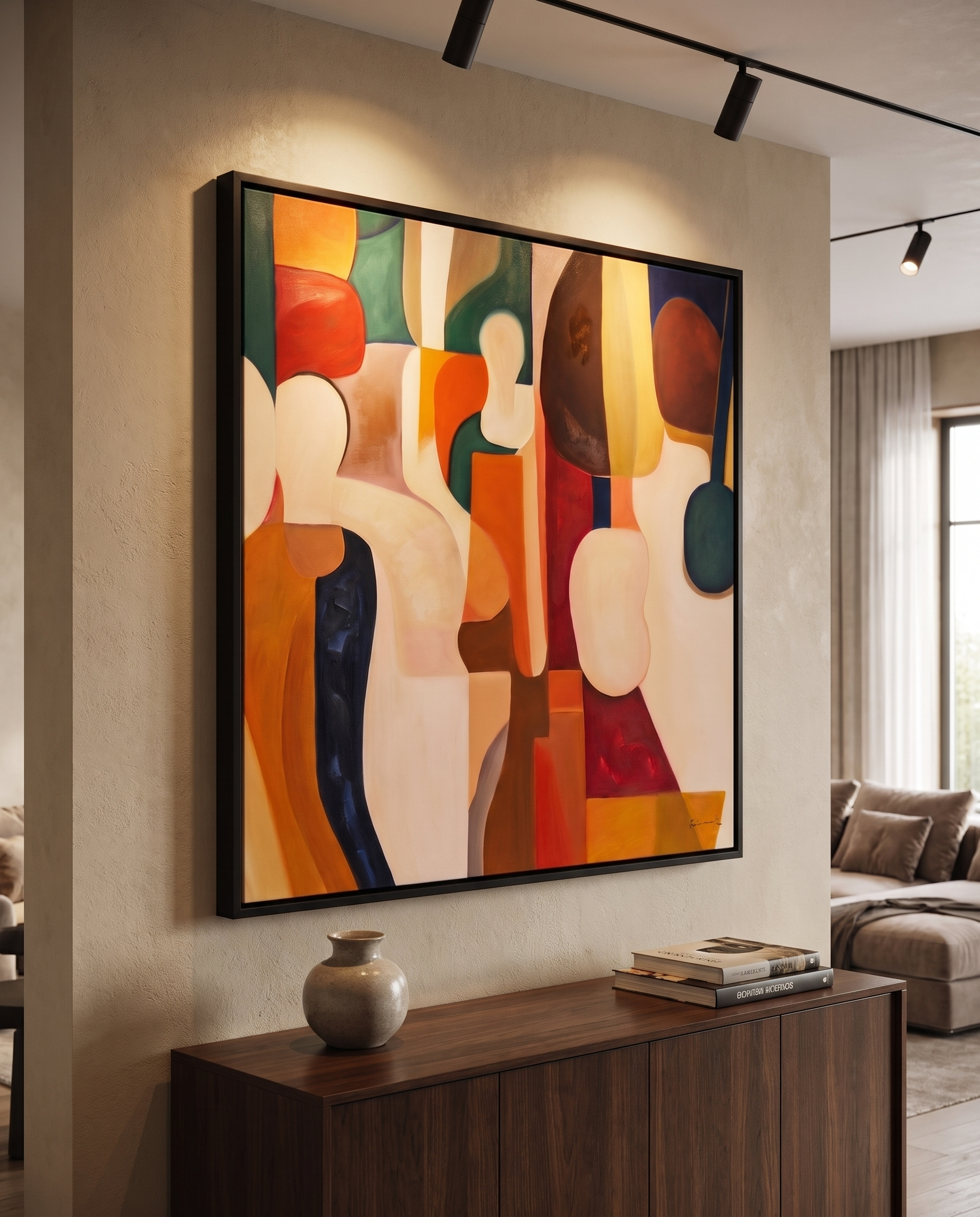 Contoured Perspectives - Luxury Modern Wallart