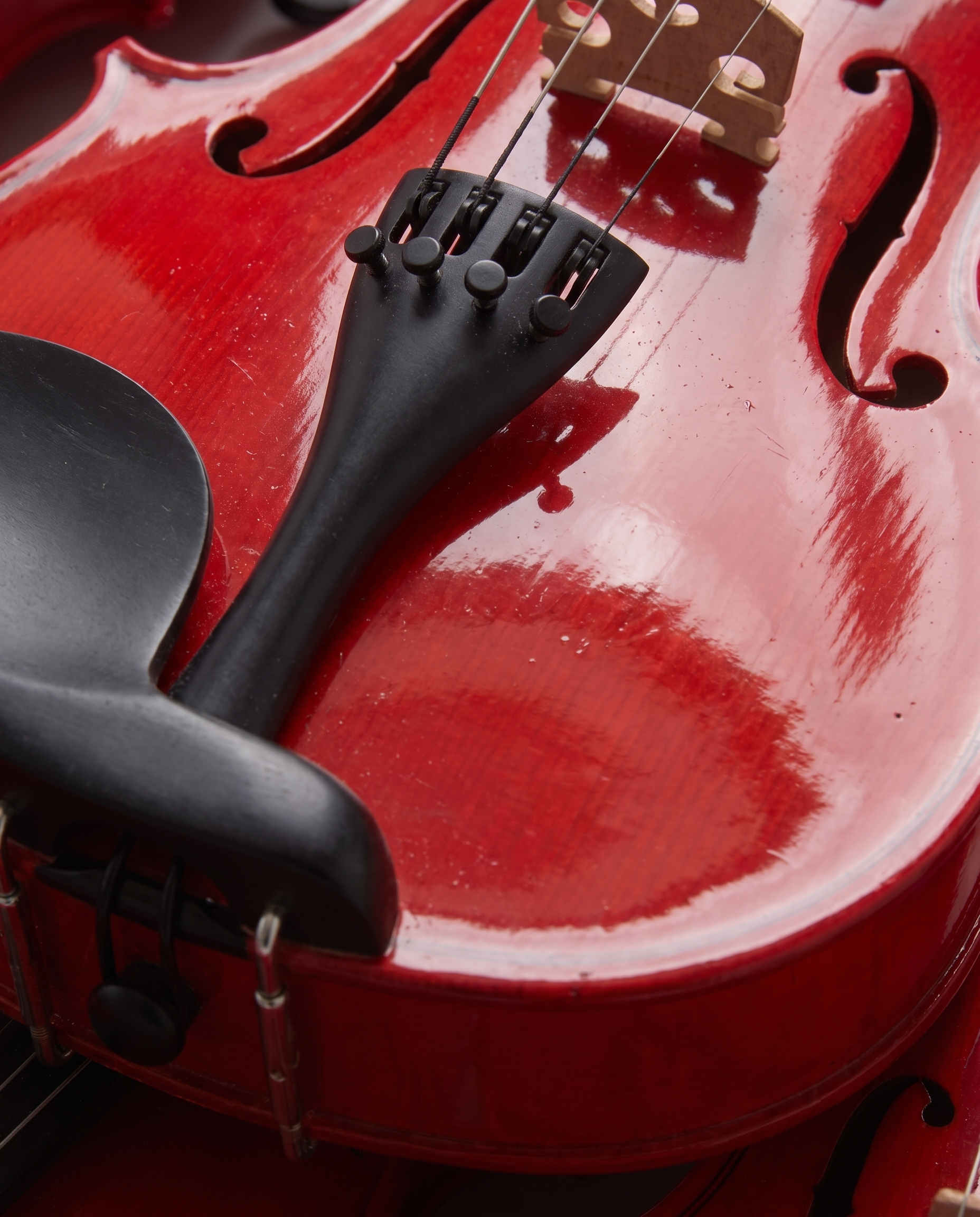 Crimson Symphony - Violin Wallart
