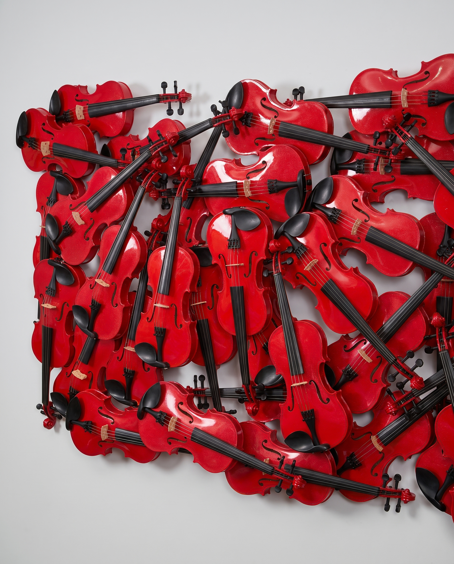 Crimson Symphony - Violin Wallart