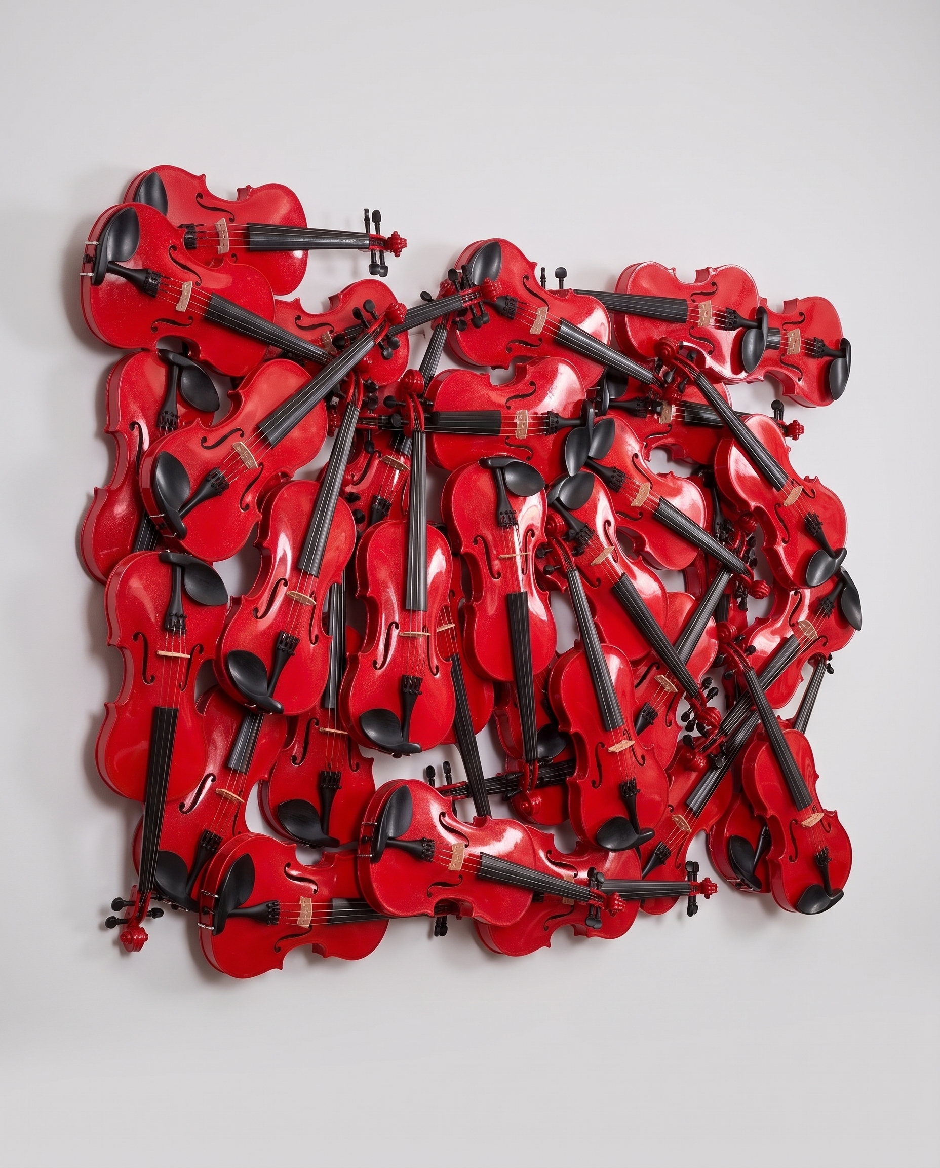 Crimson Symphony - Violin Wallart