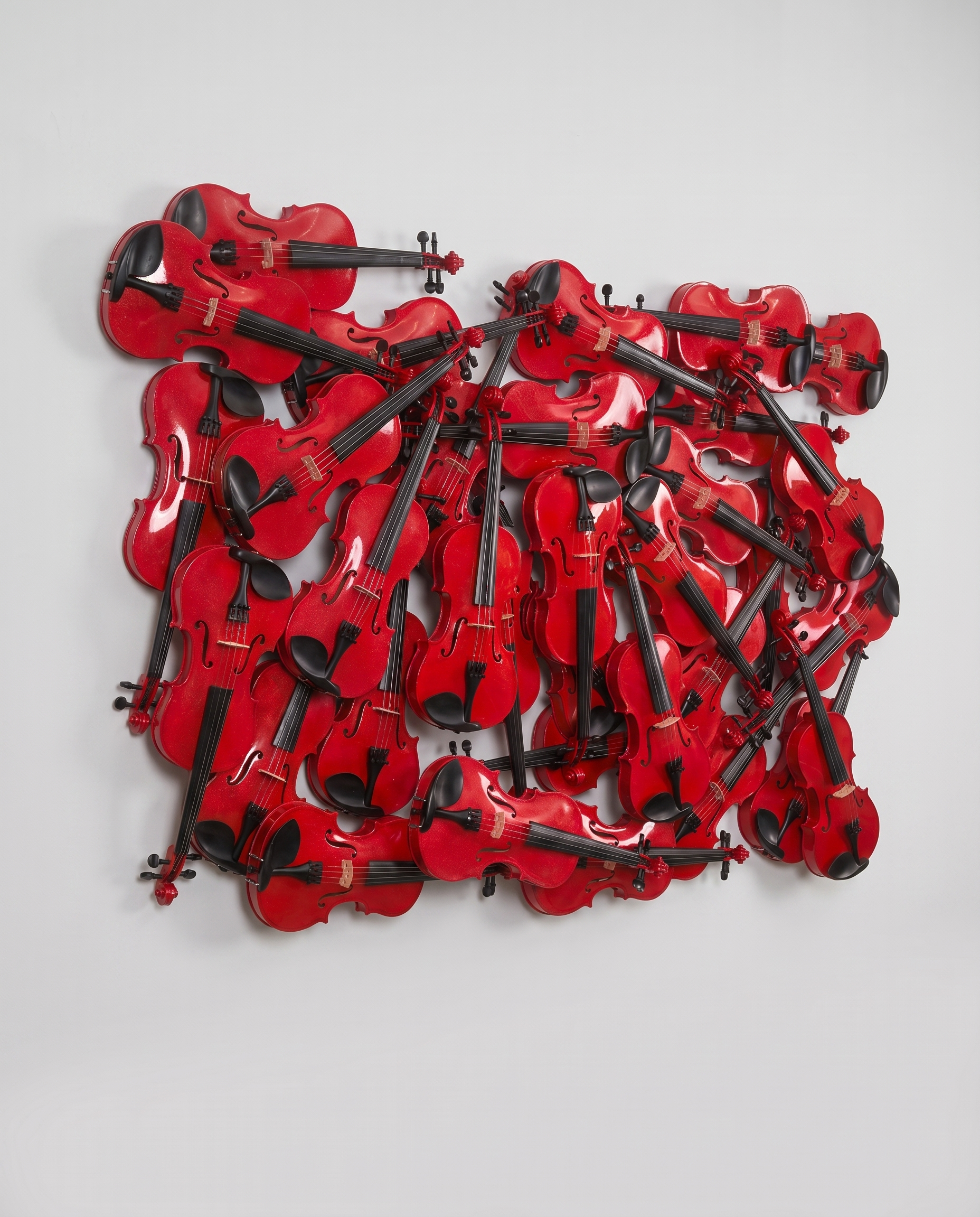 Crimson Symphony - Violin Wallart