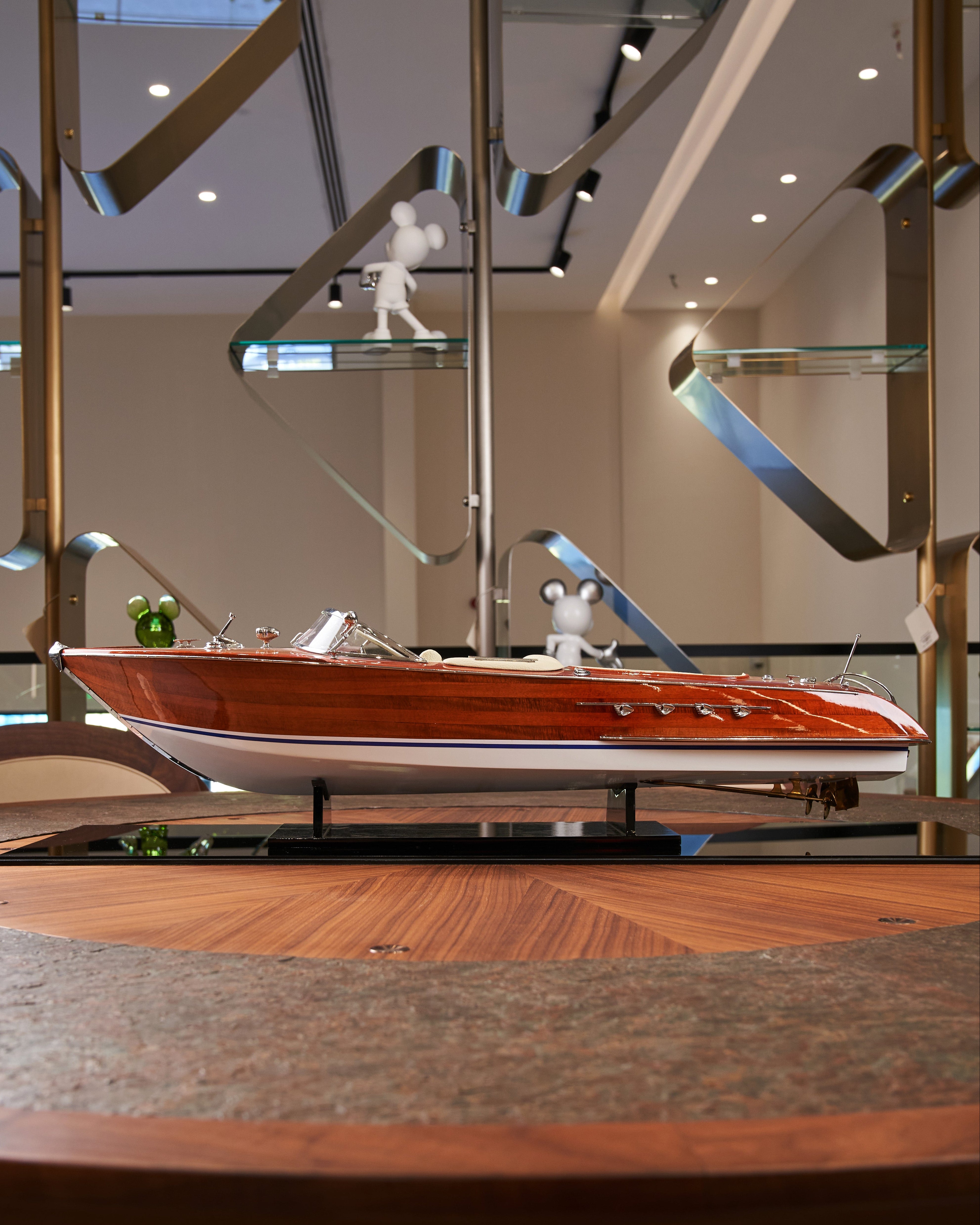 Riva Rama Sapphire Speedboat Model - Blue