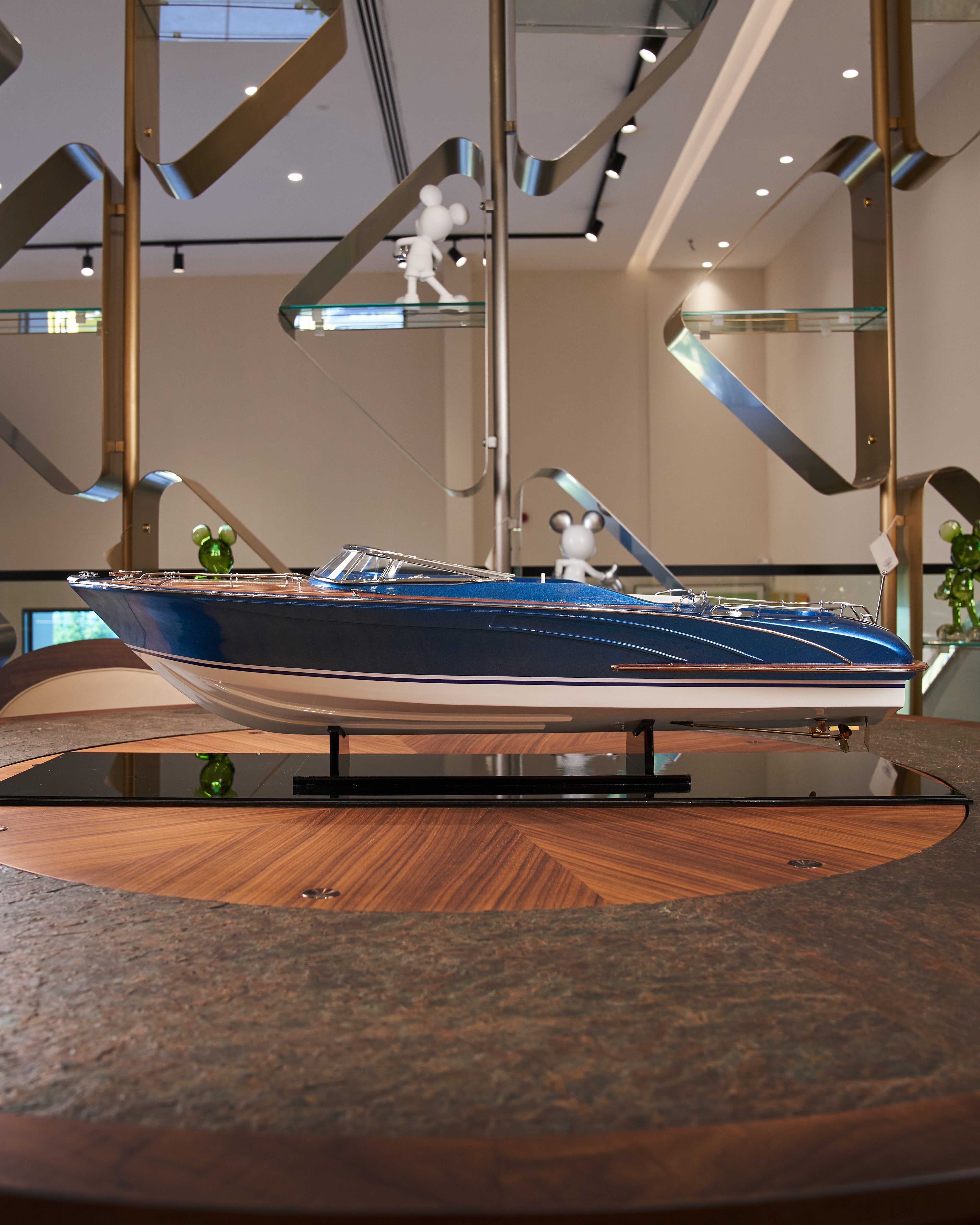 Riva Rama Sapphire Speedboat Model - Blue