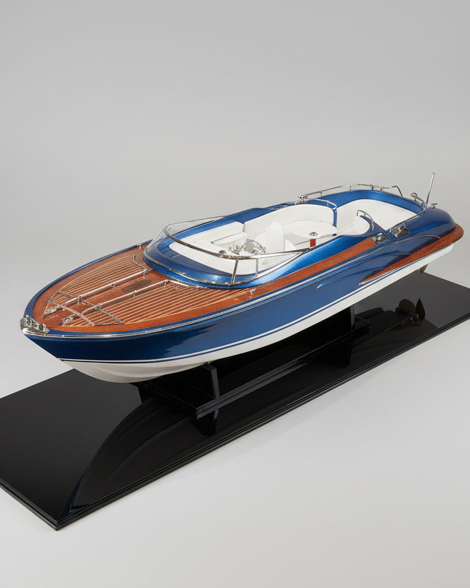 Riva Rama Sapphire Speedboat Model - Blue