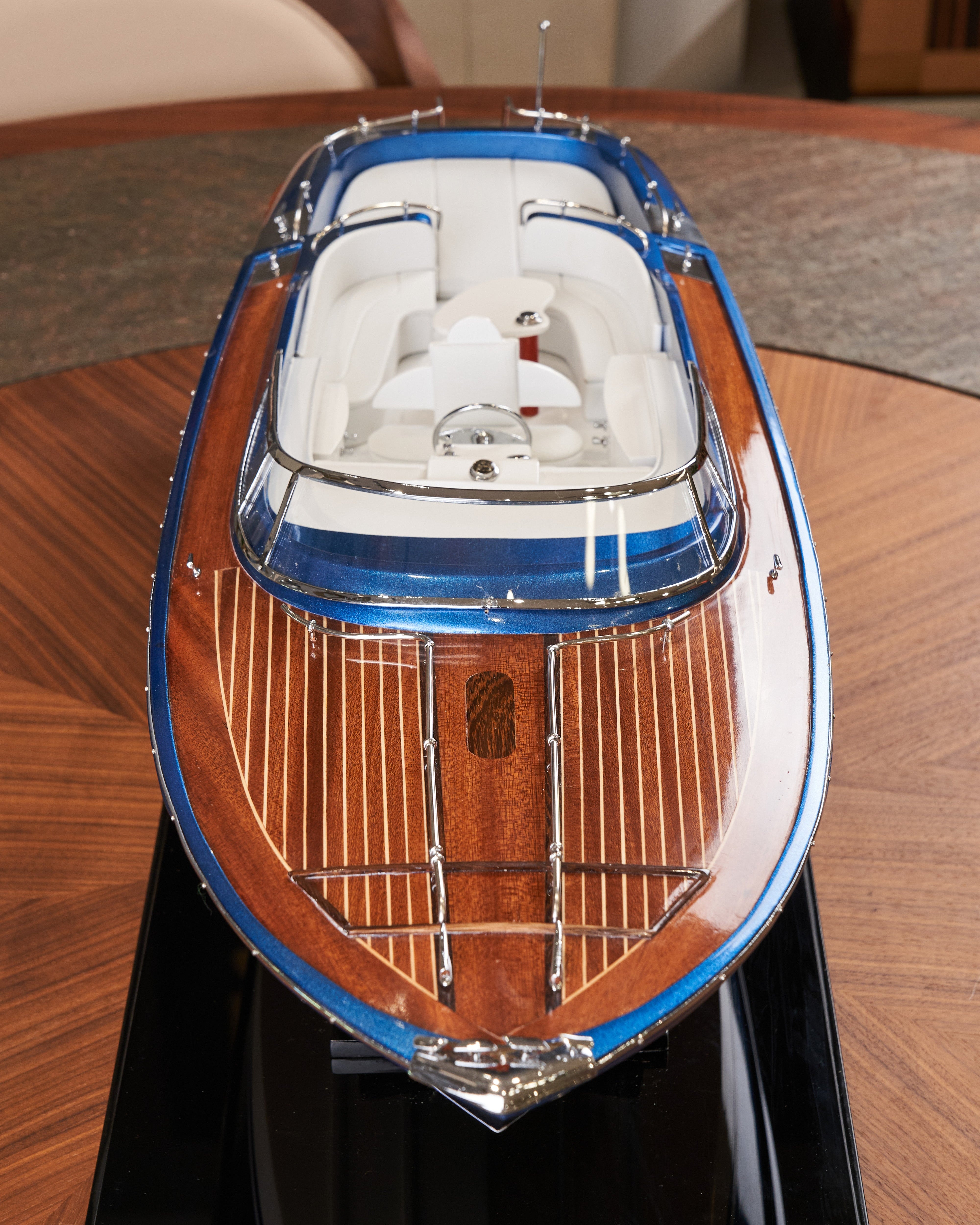 Riva Rama Sapphire Speedboat Model - Blue