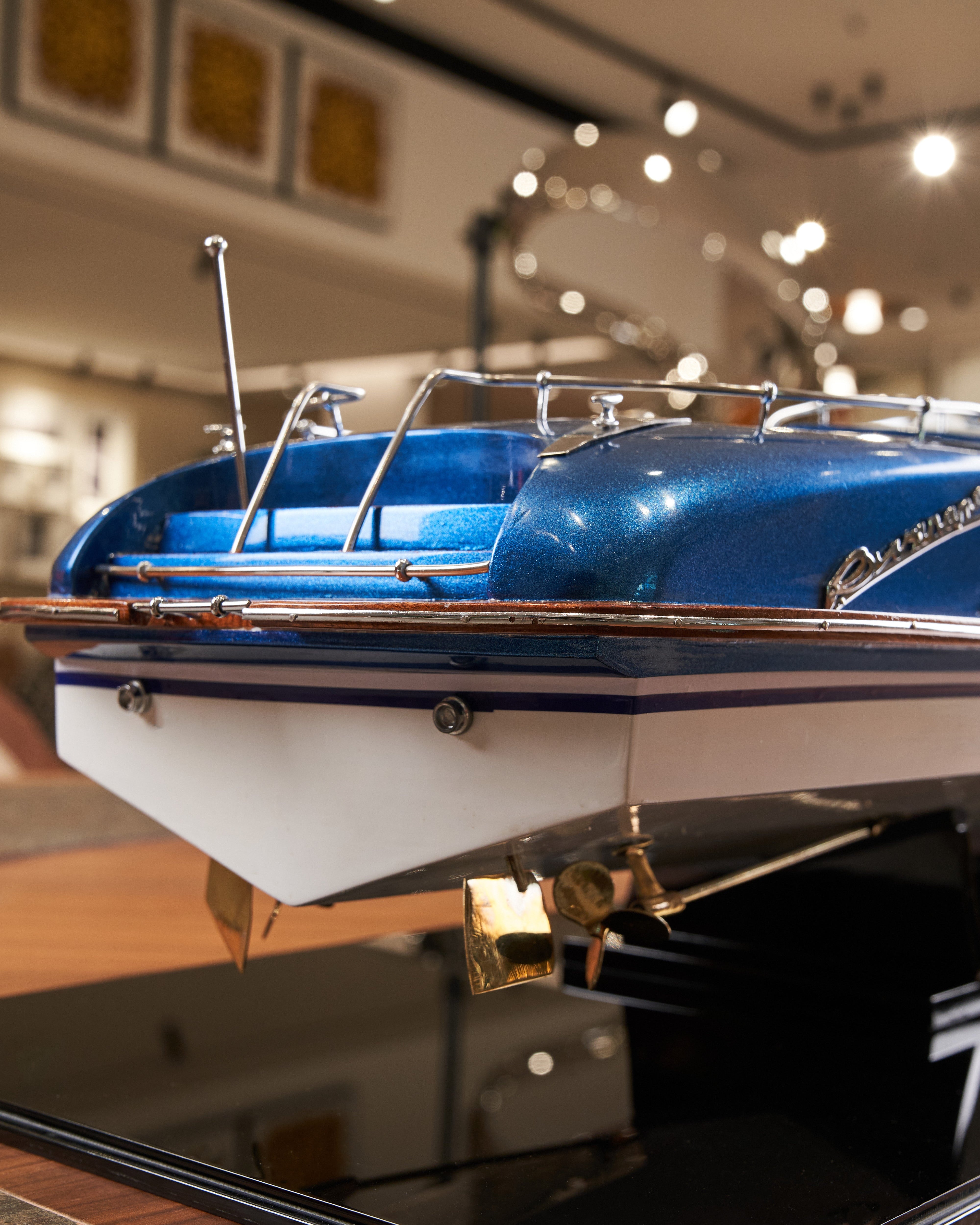 Riva Rama Sapphire Speedboat Model - Blue