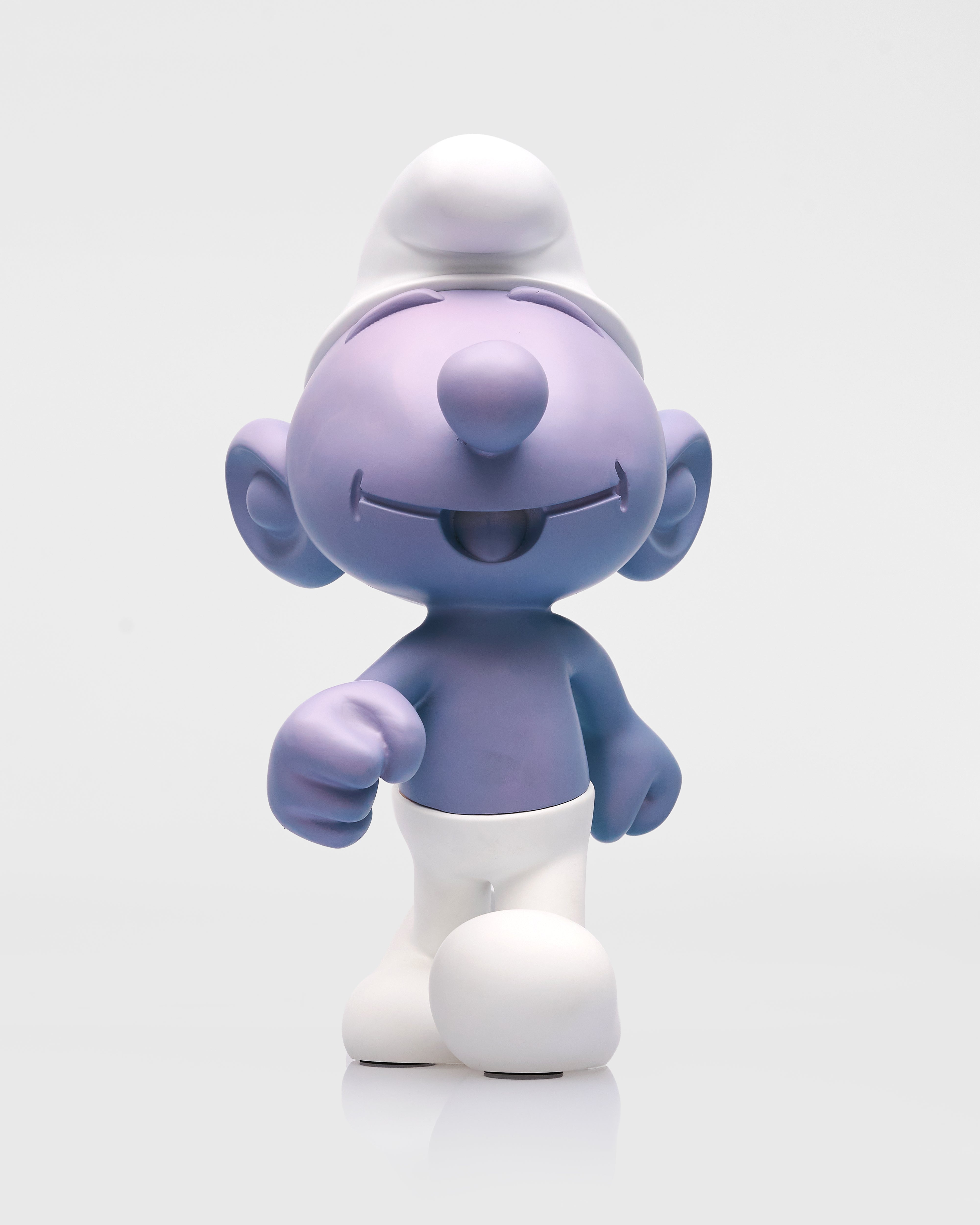 Smirf Character Resin Figurine - Violet & White