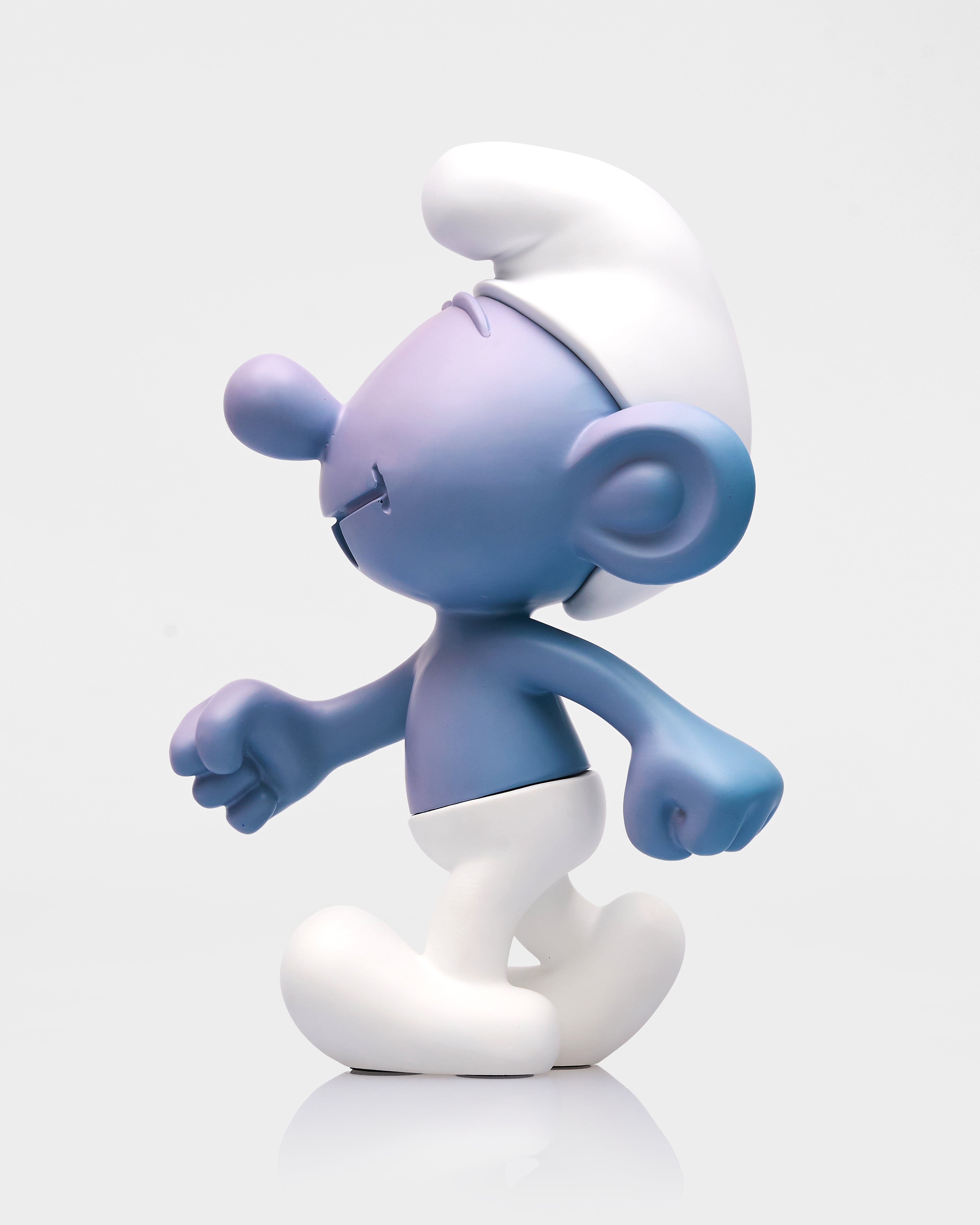 Smirf Character Resin Figurine - Violet & White