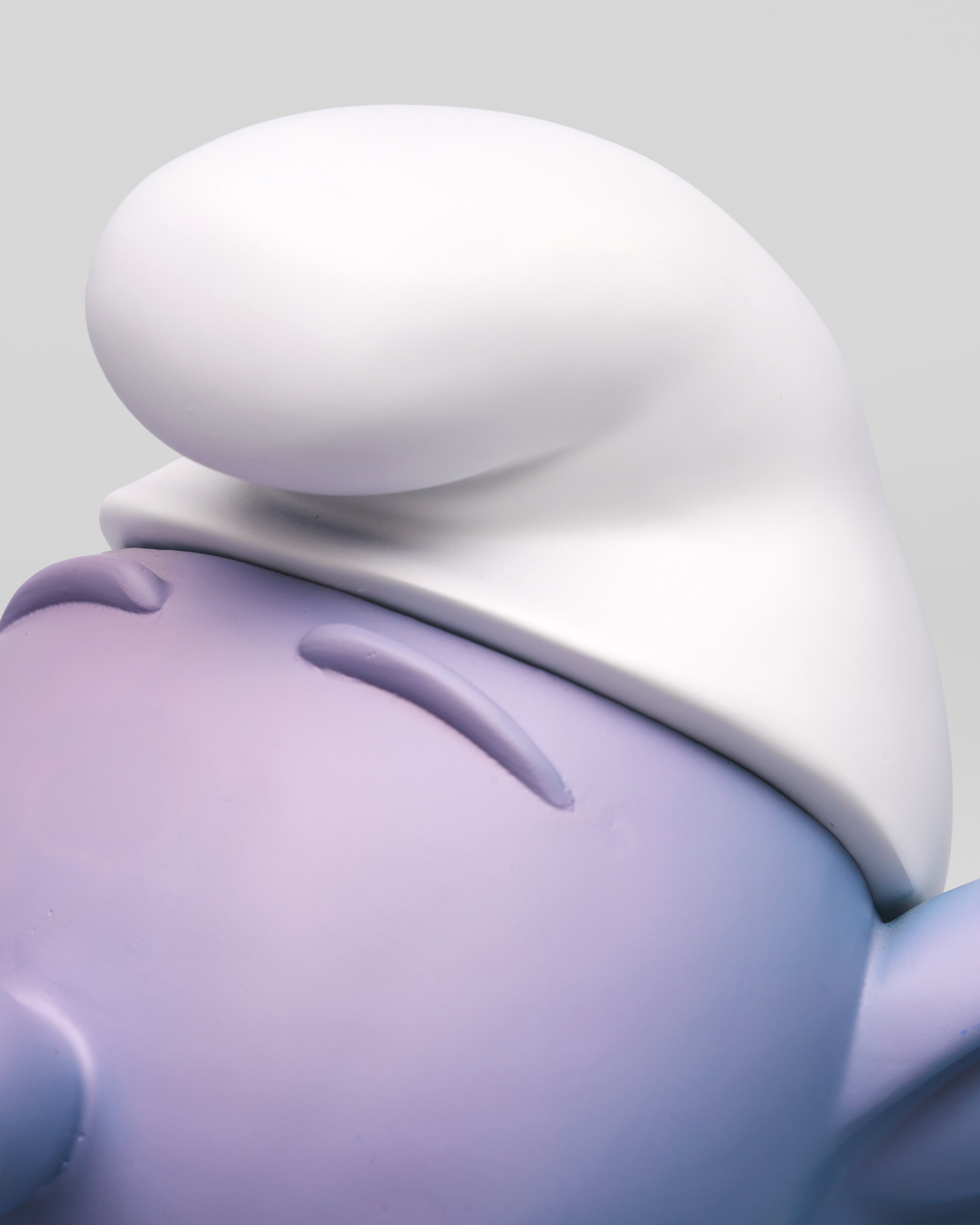 Smirf Character Resin Figurine - Violet & White