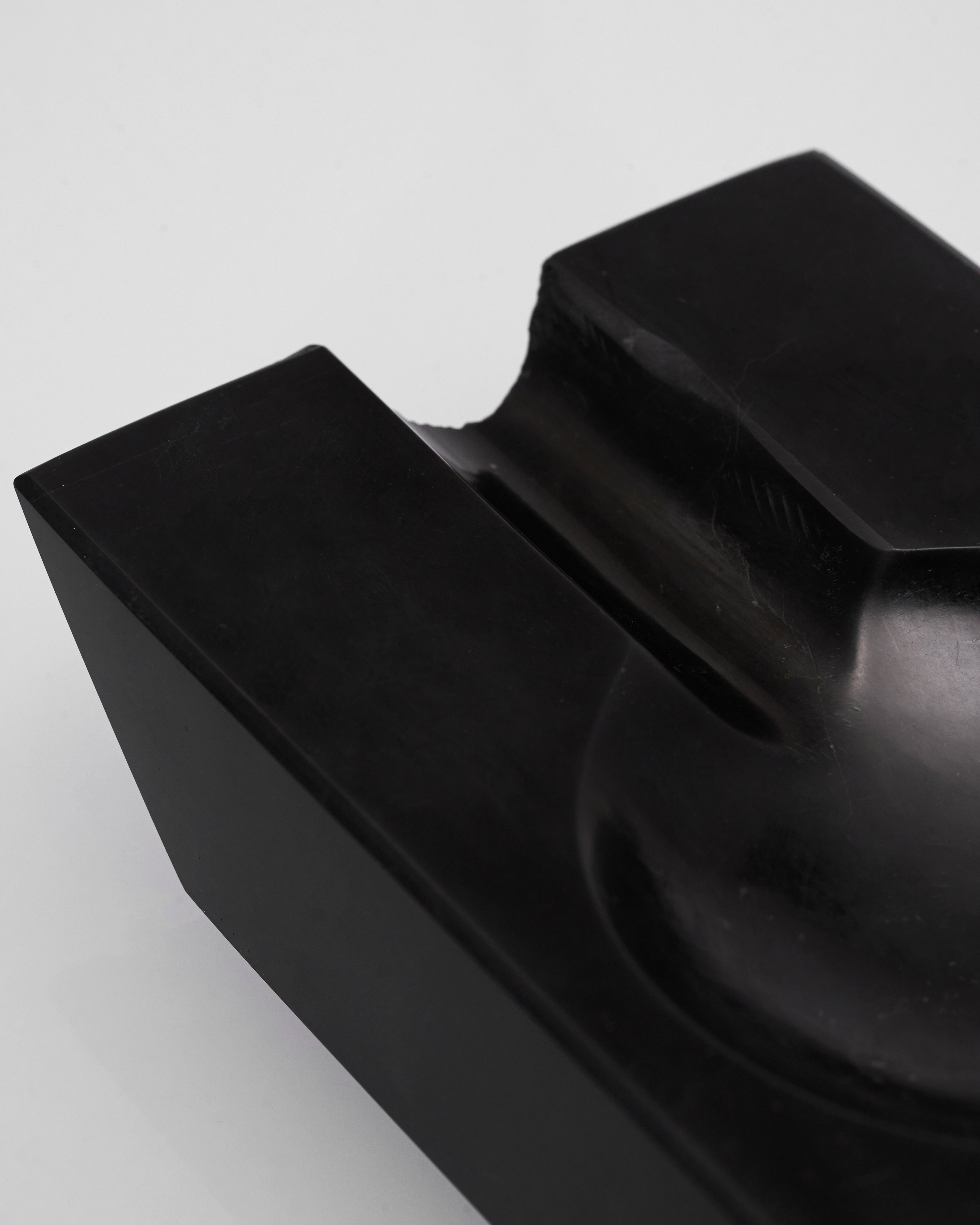 Oak Rectangular Marble Ashtray