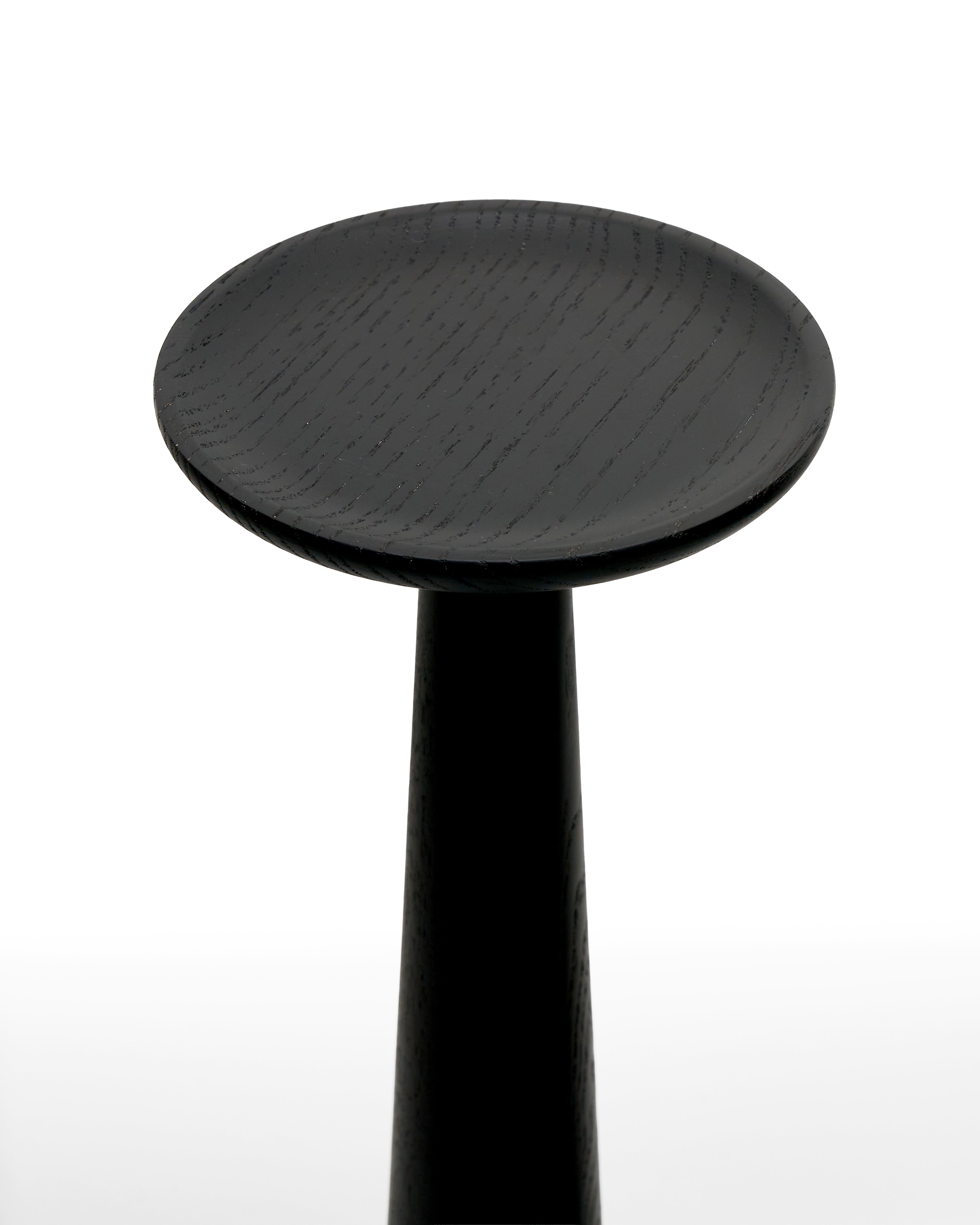 Steo Black Candle Holder Large