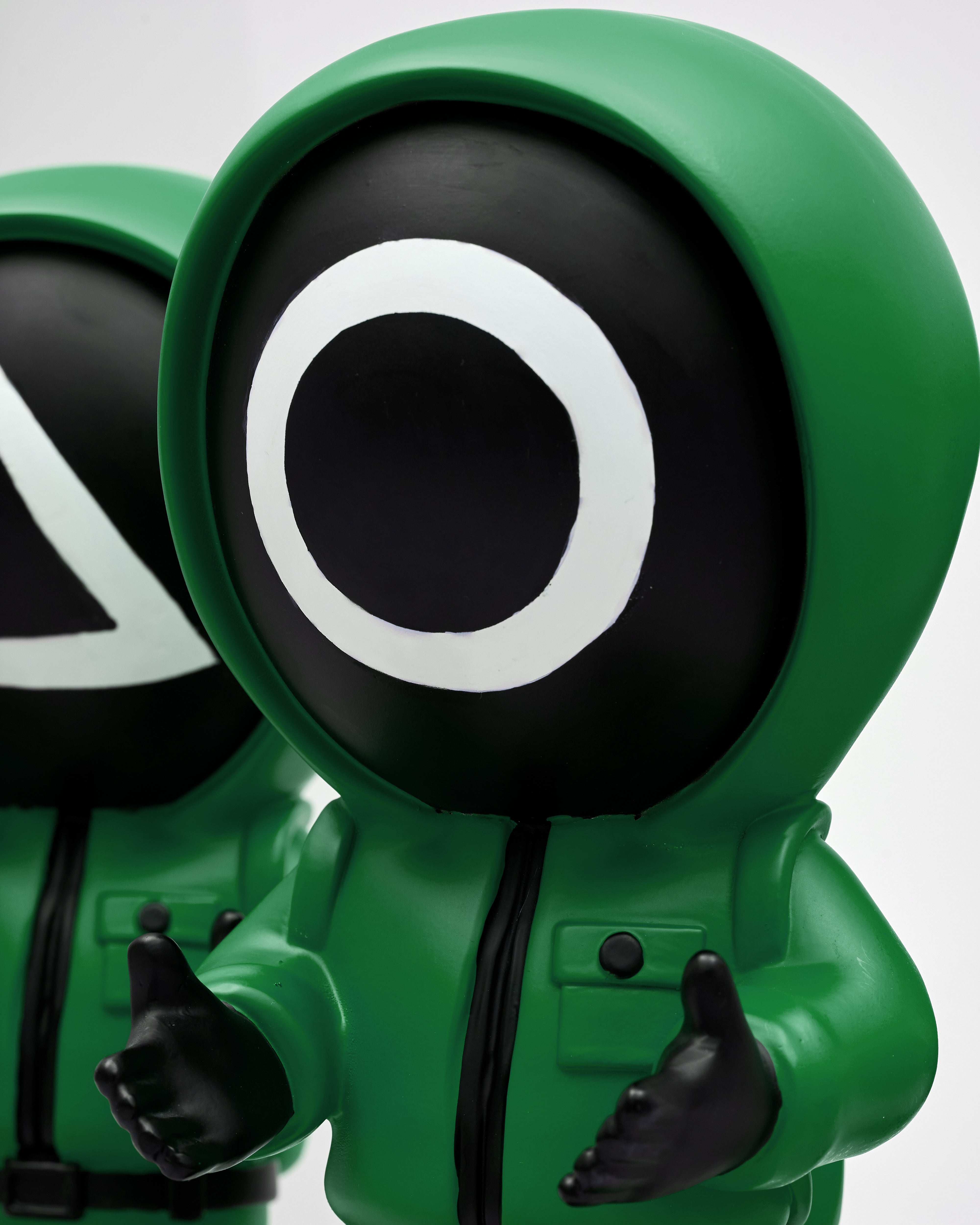Masked Trio Figurine - Green
