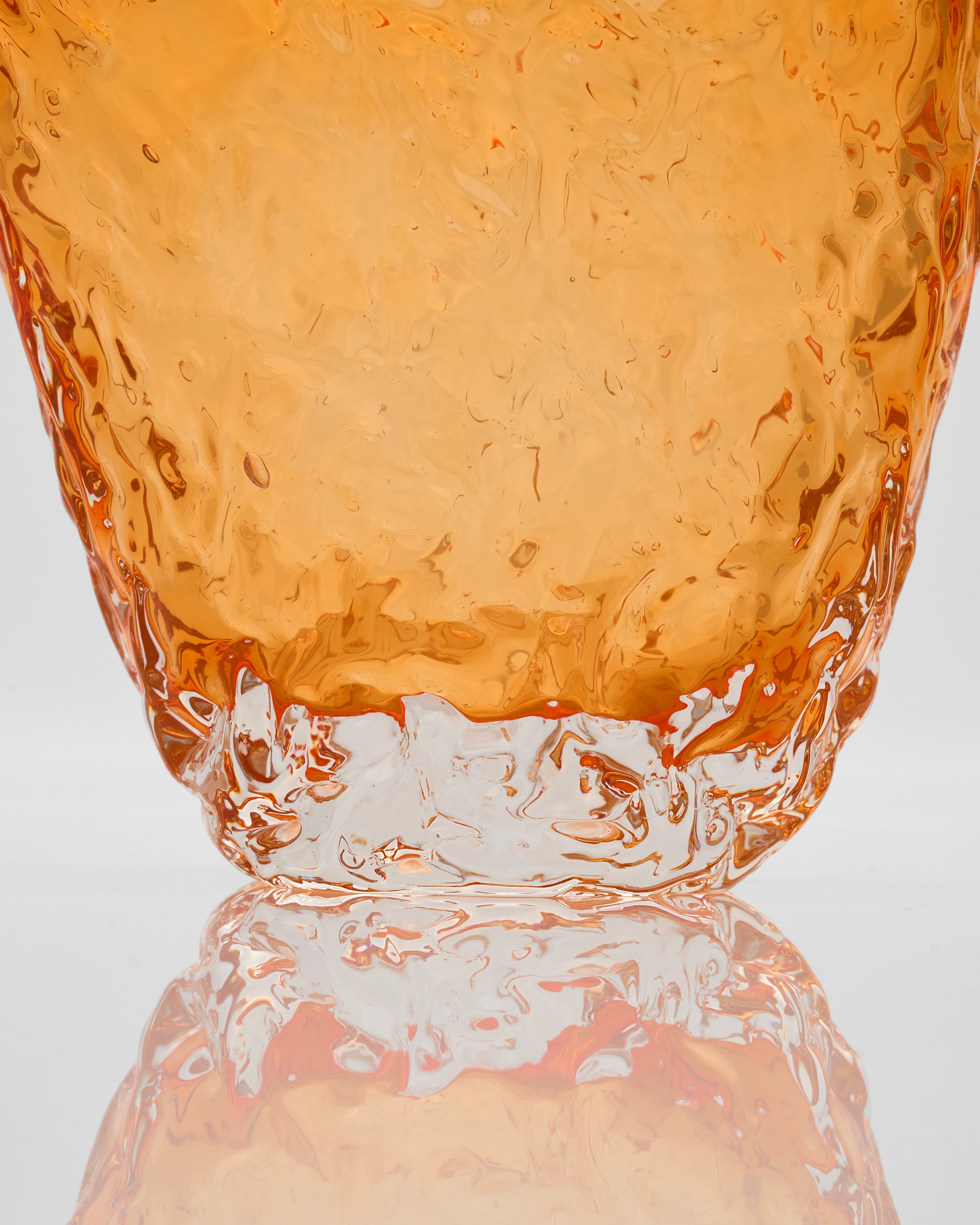 Modern Saffron Crystal Vase Set