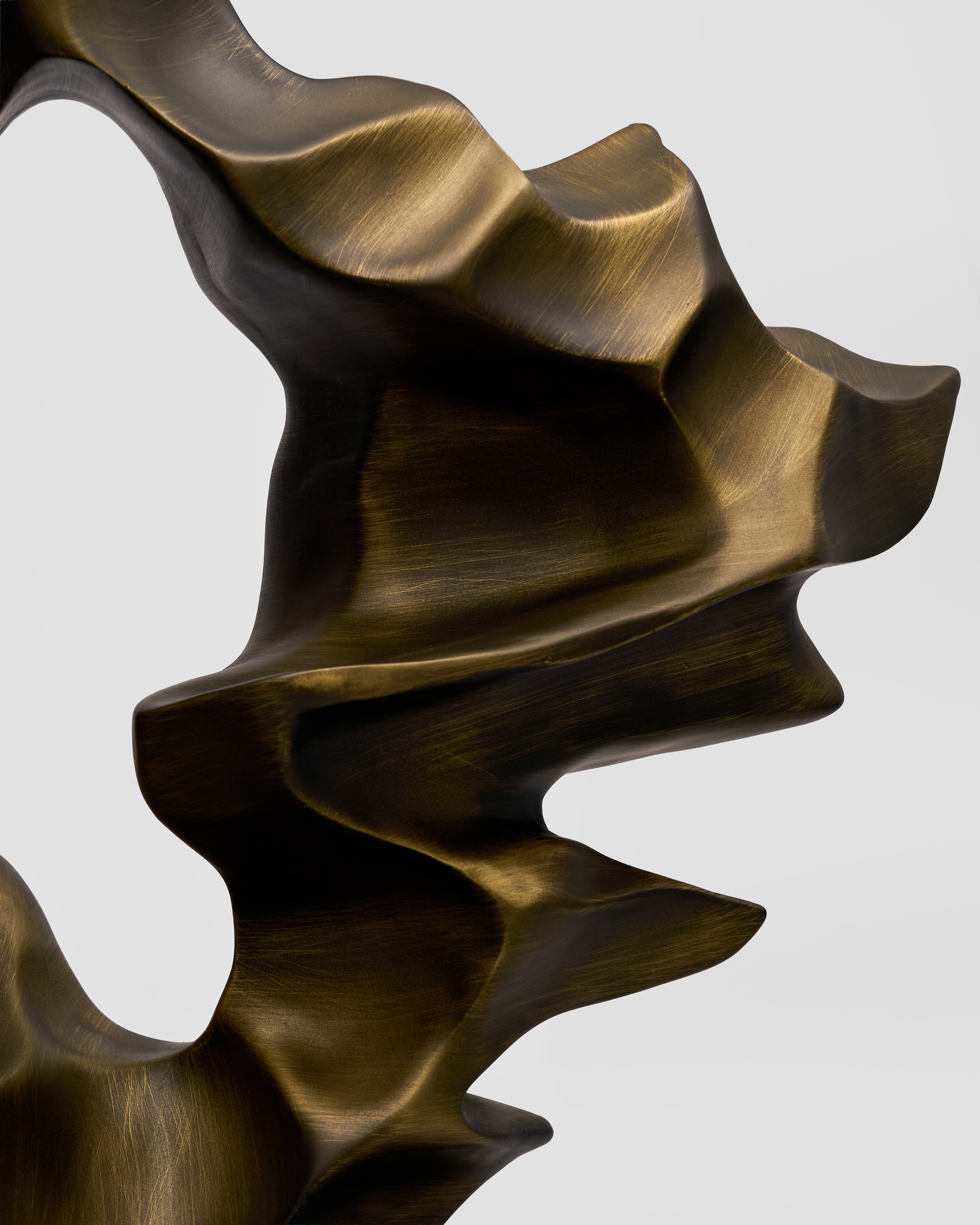 Stormy Abstract Rock Sculpture