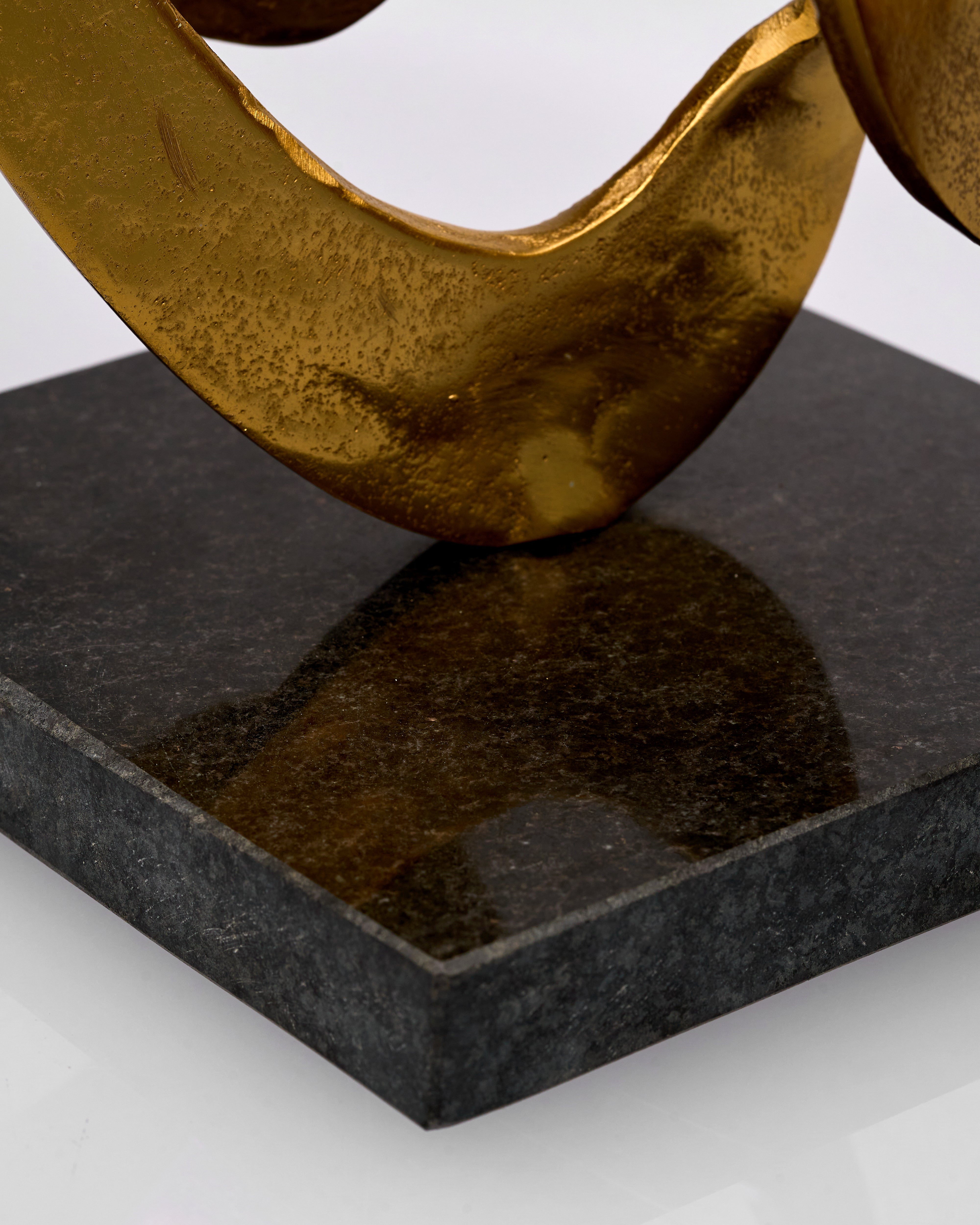 Golden Flux Infinity Sculpture