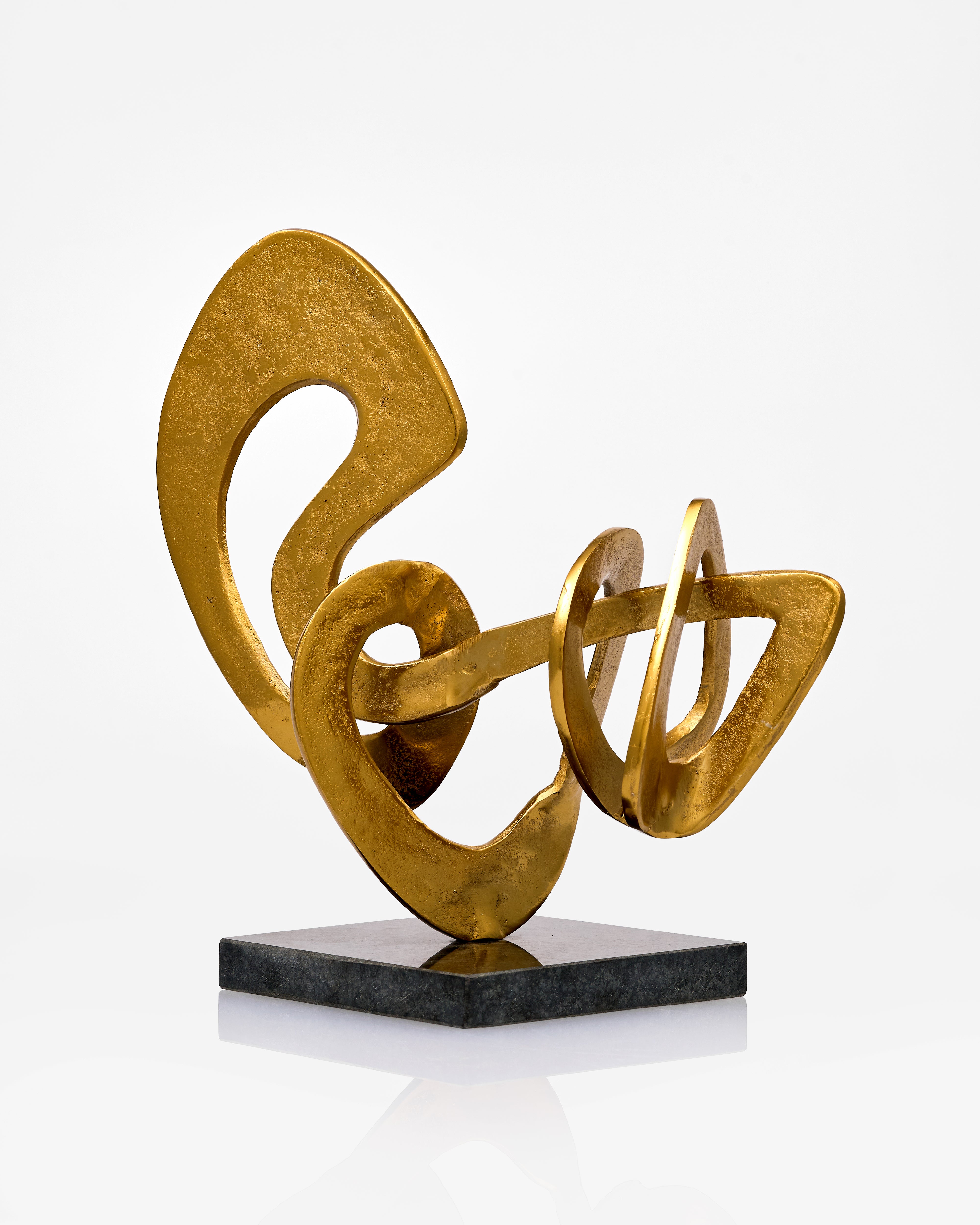Golden Flux Infinity Sculpture
